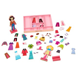 Foto 4 | Set De Juego Dress-up Dolls Melissa & Doug Abby Y Emma 3+ - Venta Internacional.