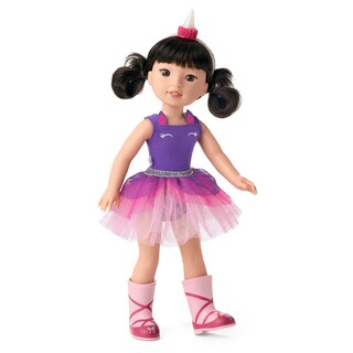 Foto 1 | Muñeca American Girl Welliewishers Emerson 14.5 Púrpura Plateada - Venta Internacional.