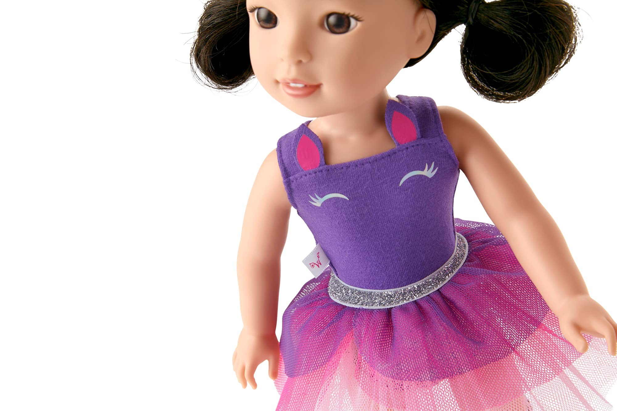 Foto 5 pulgar | Muñeca American Girl Welliewishers Emerson 14.5 Púrpura Plateada - Venta Internacional.