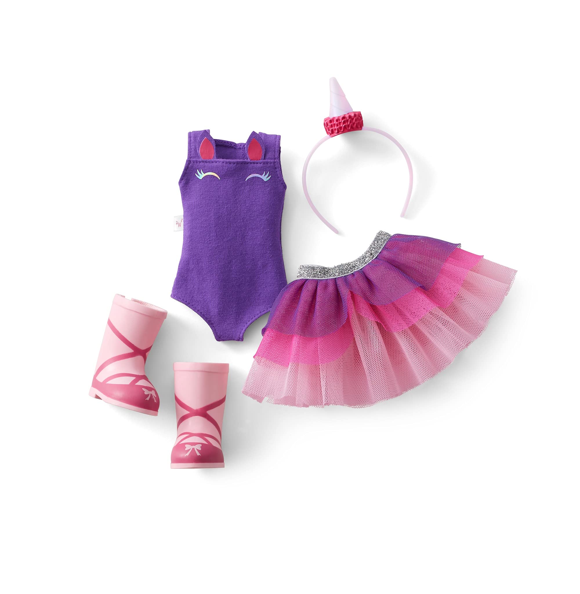 Foto 7 pulgar | Muñeca American Girl Welliewishers Emerson 14.5 Púrpura Plateada - Venta Internacional.