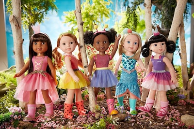 Foto 7 | Muñeca American Girl Welliewishers Emerson 14.5 Púrpura Plateada - Venta Internacional.