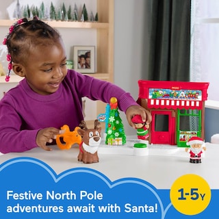 Foto 2 | Set De Juguetes Fisher-price Little People Christmas Wonderland 1+y - Venta Internacional.