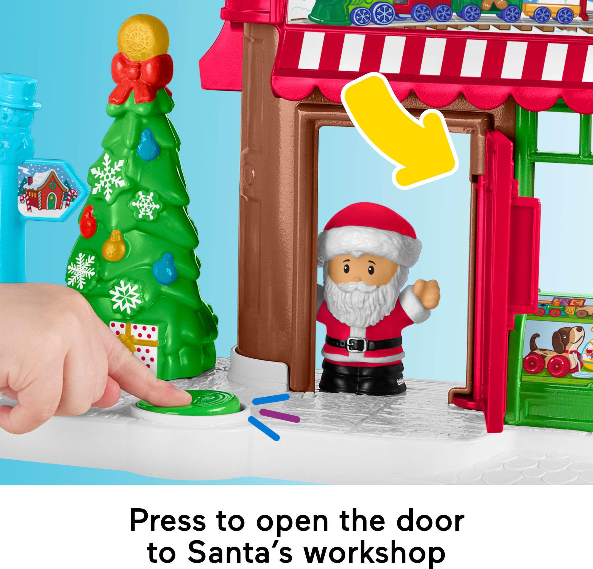 Foto 4 pulgar | Set De Juguetes Fisher-price Little People Christmas Wonderland 1+y - Venta Internacional.