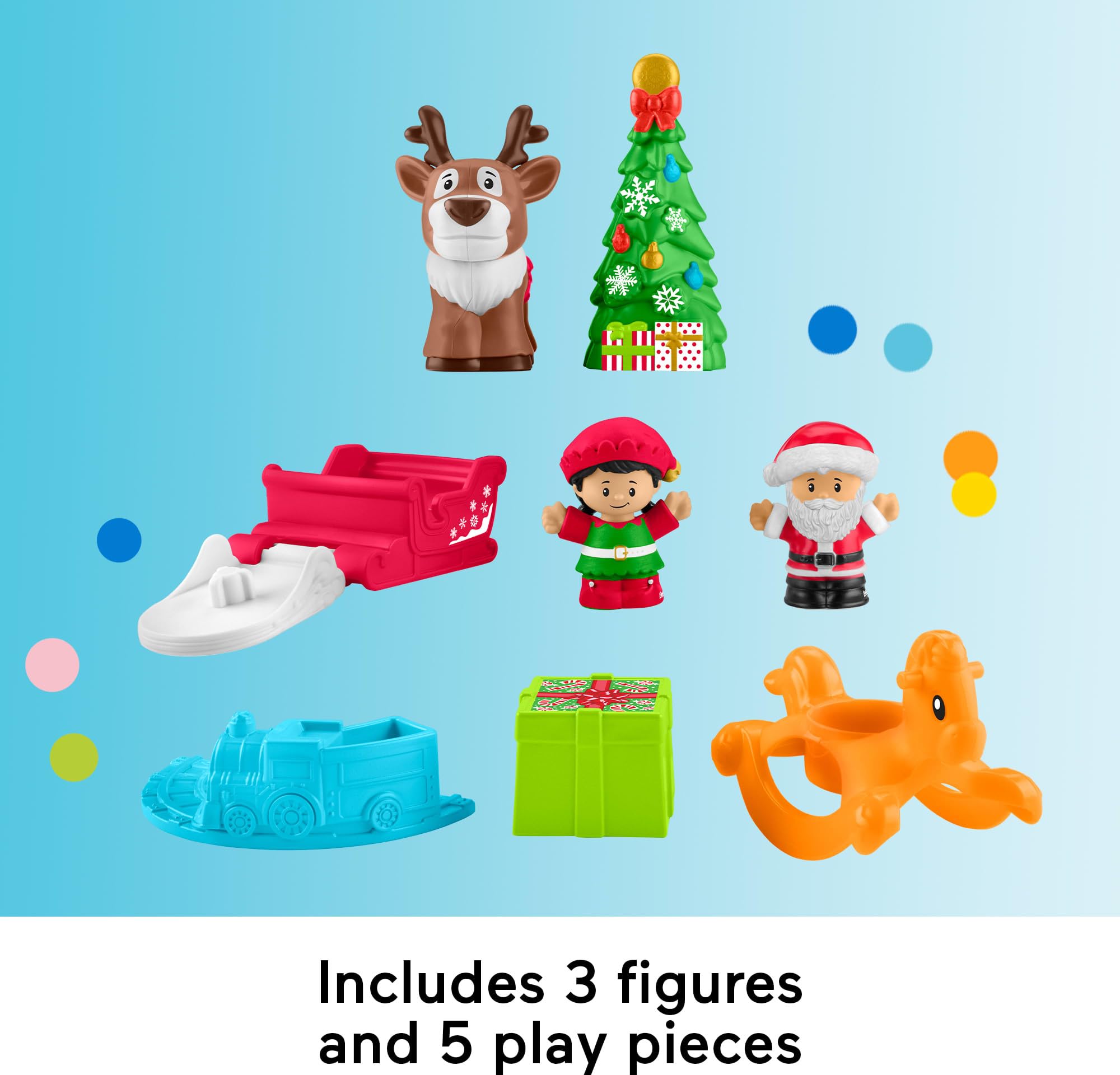 Foto 6 pulgar | Set De Juguetes Fisher-price Little People Christmas Wonderland 1+y - Venta Internacional.
