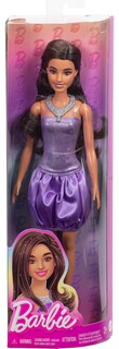 Foto 6 | Fashion Doll Barbie Fashionistas #234, Cabello Castaño, Vestido Morado - Venta Internacional.
