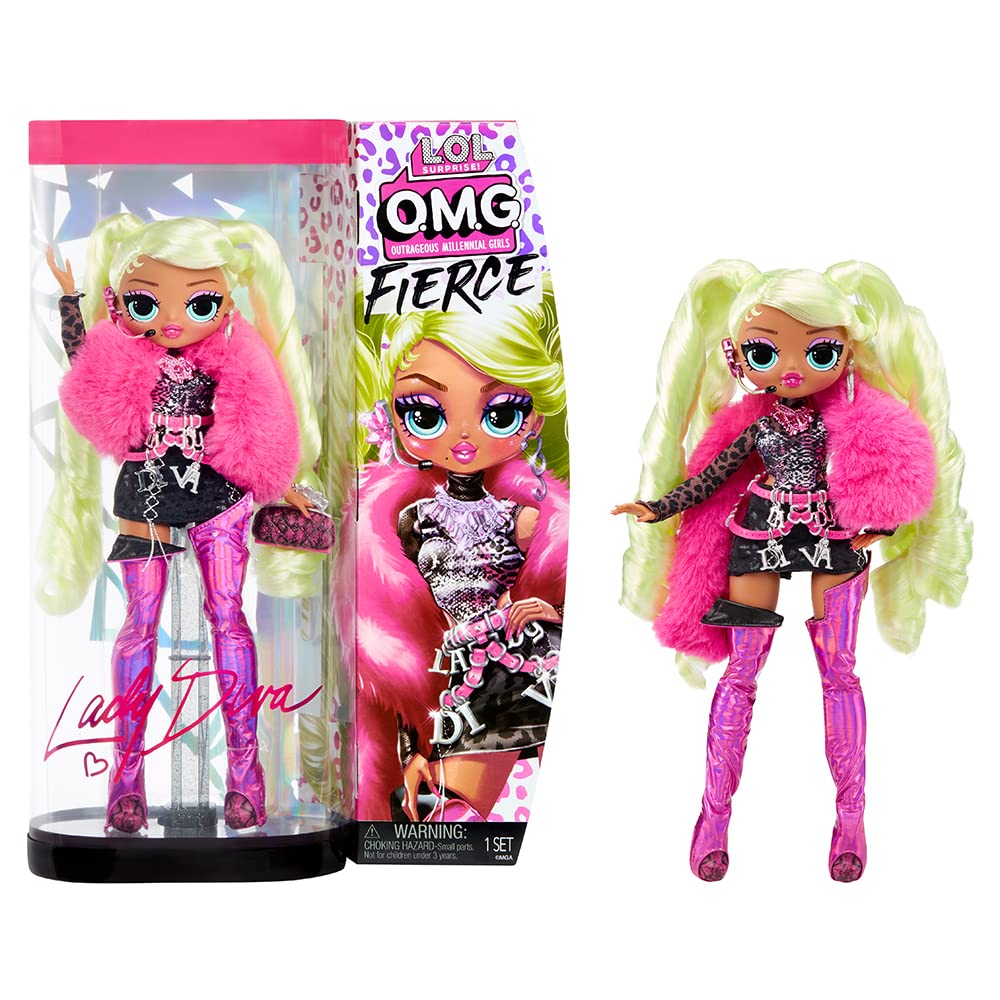 Foto 2 pulgar | Muñeca De Moda L.o.l. ¡sorpresa! Dios Mío, Fierce Lady Diva 11.5 Con X Surprises - Venta Internacional.