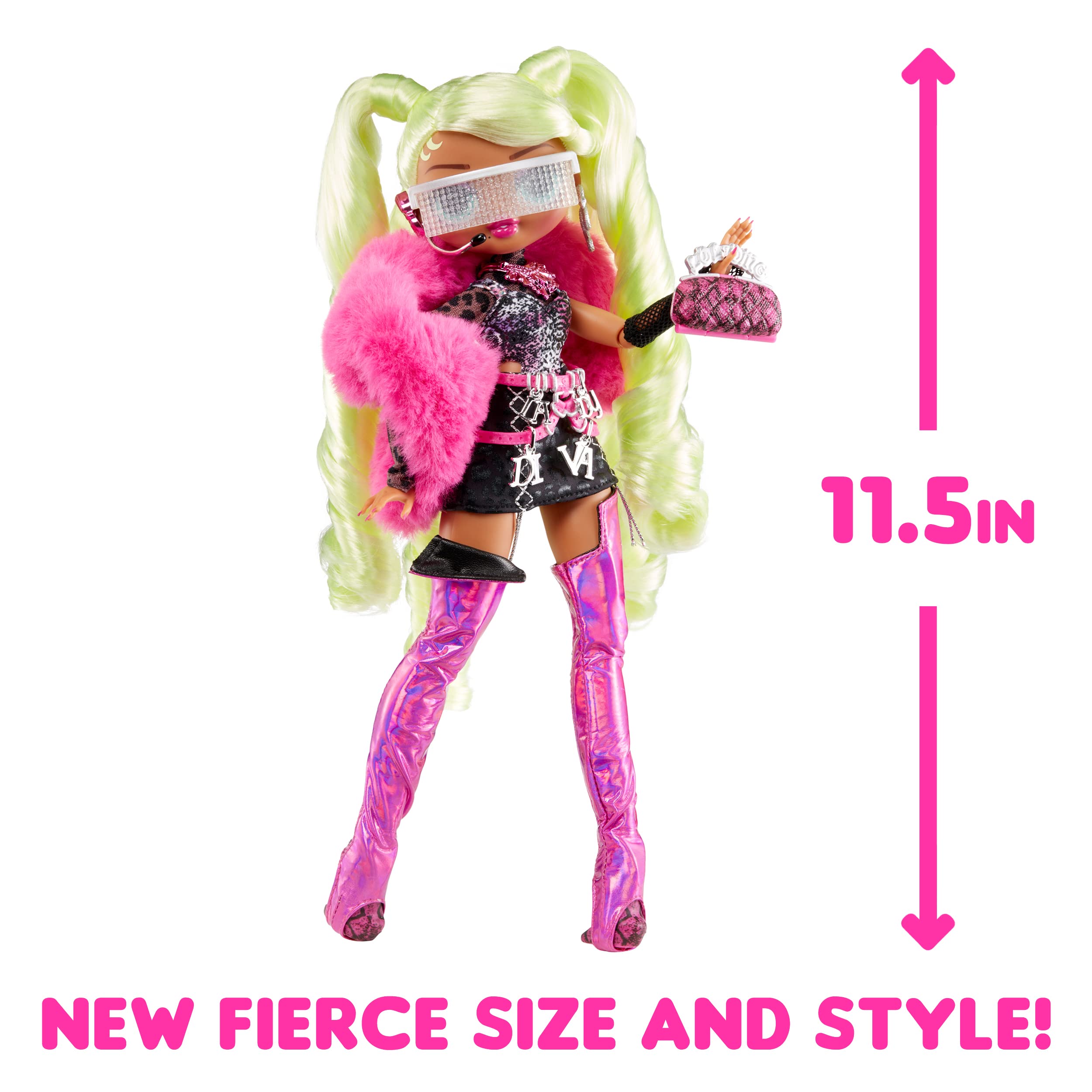 Foto 5 pulgar | Muñeca De Moda L.o.l. ¡sorpresa! Dios Mío, Fierce Lady Diva 11.5 Con X Surprises - Venta Internacional.