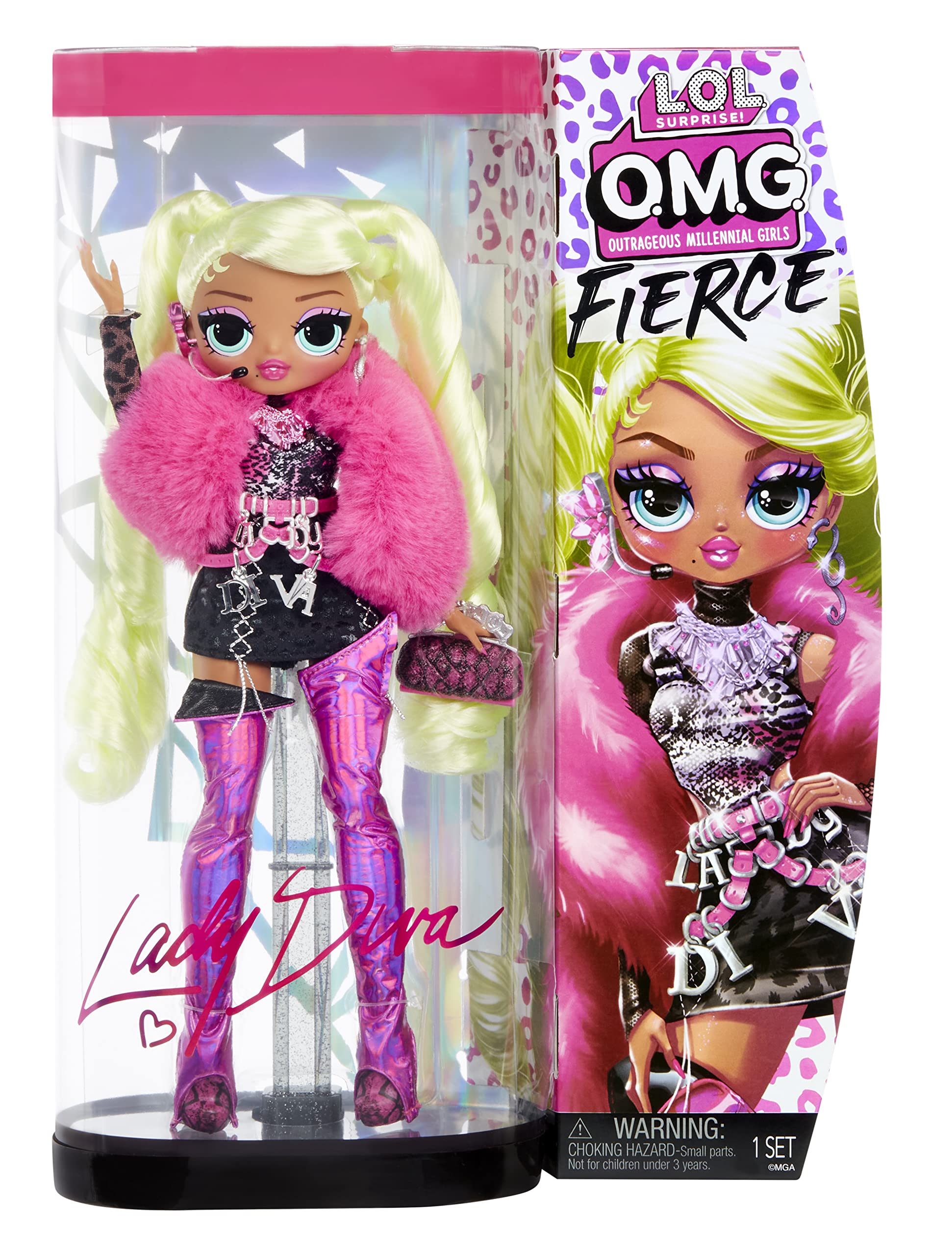 Foto 6 pulgar | Muñeca De Moda L.o.l. ¡sorpresa! Dios Mío, Fierce Lady Diva 11.5 Con X Surprises - Venta Internacional.
