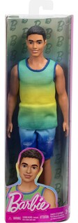 Foto 6 | Muñeca De Moda Barbie Fashionistas Ken #236 Con Camiseta Sin Mangas Azul Y Verde - Venta Internacional.