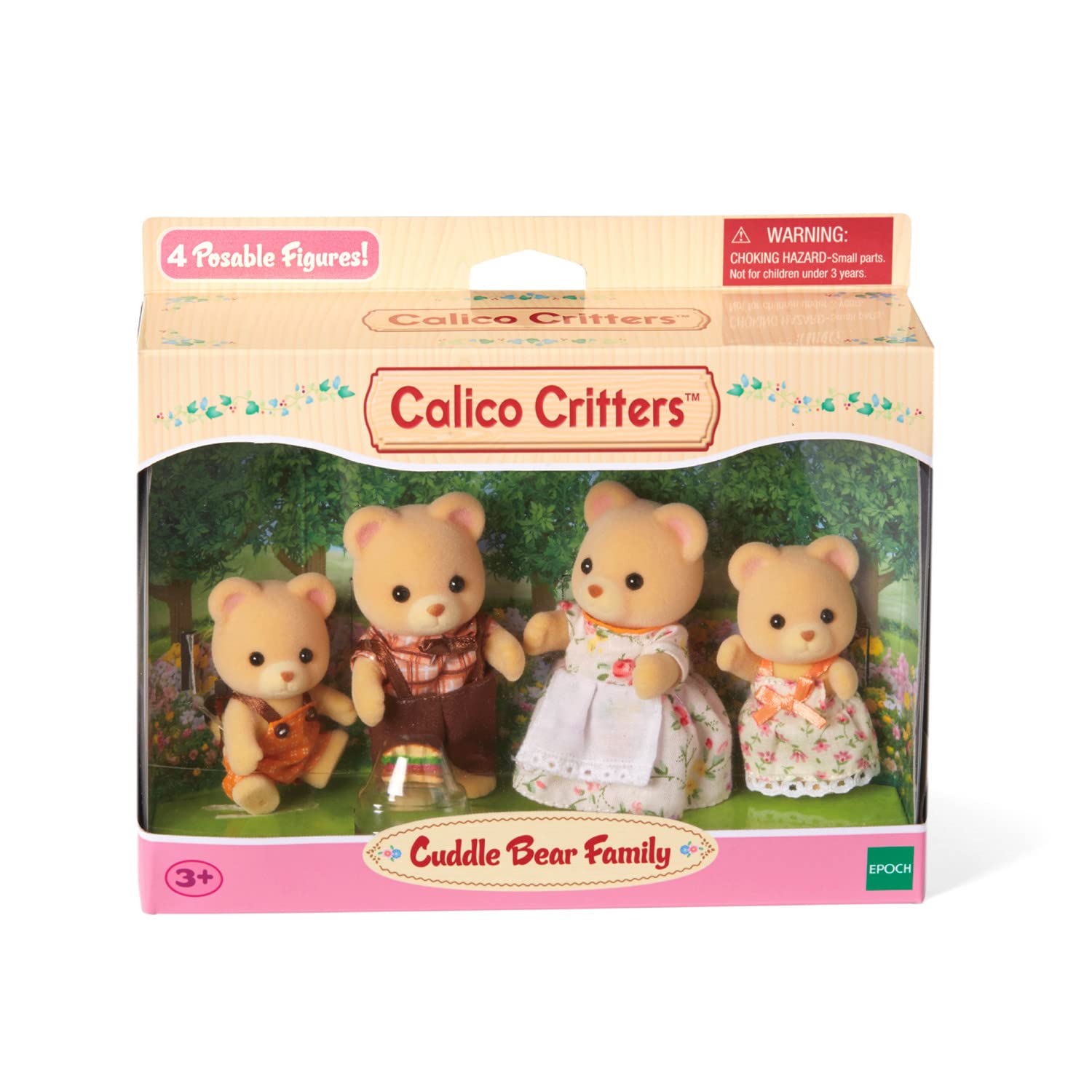 Foto 5 | Toy Calico Critters Cuddle Bear Family Con 4 Muñecas De Más De 3 Años - Venta Internacional.