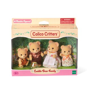 Foto 5 | Toy Calico Critters Cuddle Bear Family Con 4 Muñecas De Más De 3 Años - Venta Internacional.