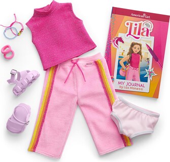 Foto 3 | Muñeca American Girl Lila De 45 Cm Con Diario La Chica Del Año 2024 - Venta Internacional.