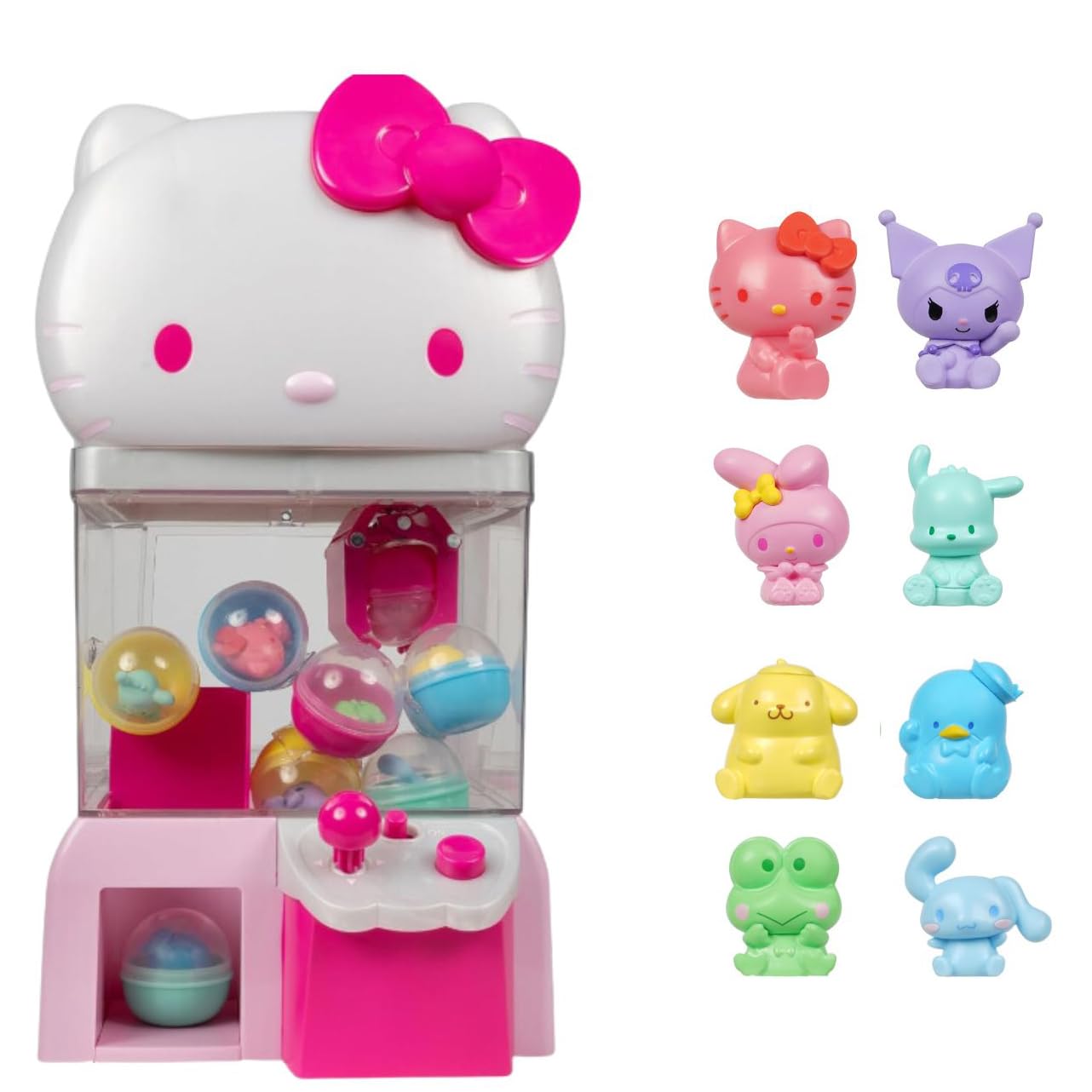 Hello Kitty And Friends De Claw Machine Con 8 Minifiguras - Venta Internacional.