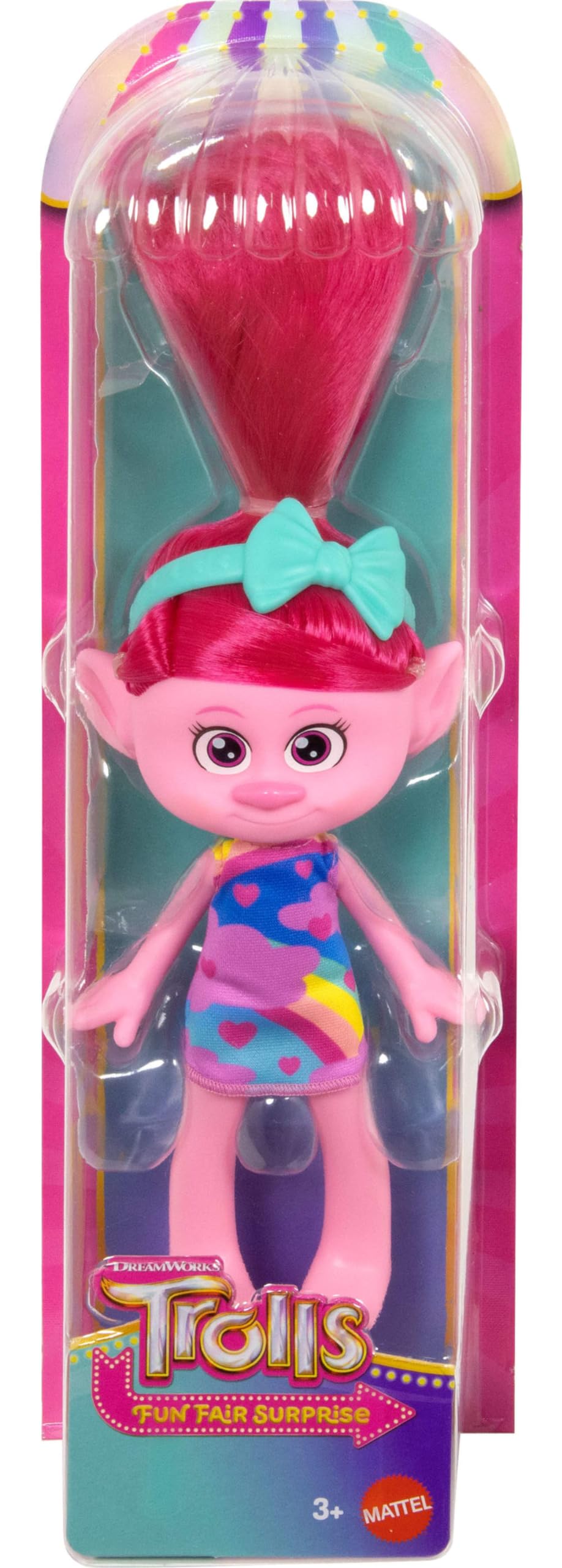 Foto 6 | Muñeca De Moda Mattel Dreamworks Trolls Fun Fair Surprise - Venta Internacional.
