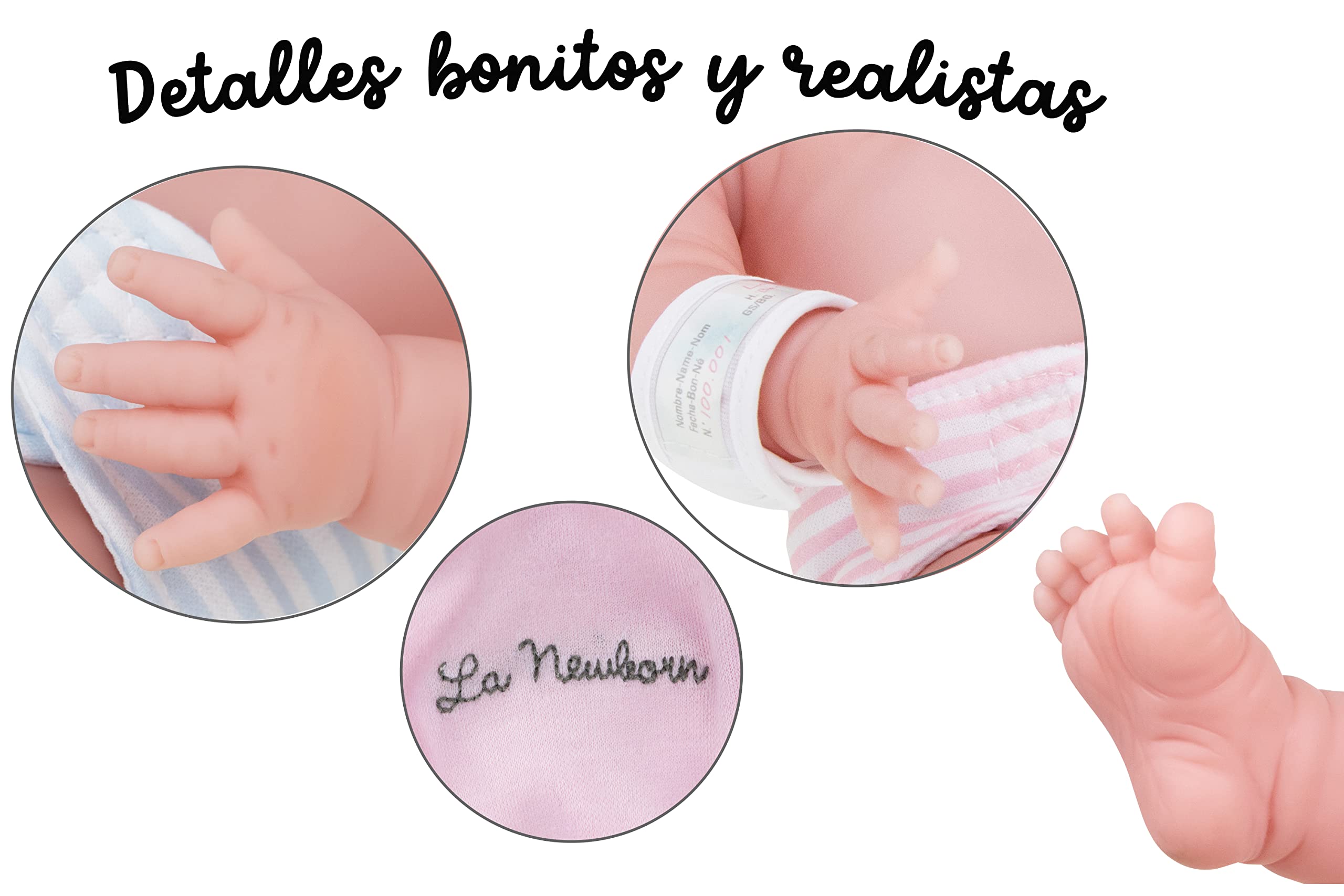 Foto 3 pulgar | Baby Doll Jc Toys La Newborn, Vinilo Realista Y Lavable De 17 Pulgadas - Venta Internacional.