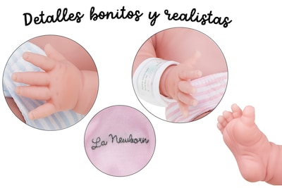 Foto 2 | Baby Doll Jc Toys La Newborn, Vinilo Realista Y Lavable De 17 Pulgadas - Venta Internacional.