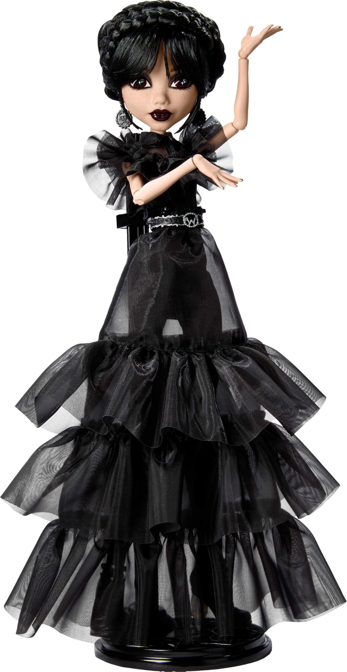 Foto 2 pulgar | Doll Monster High Wednesday Rave'n Con Vestido Gótico Negro - Venta Internacional.