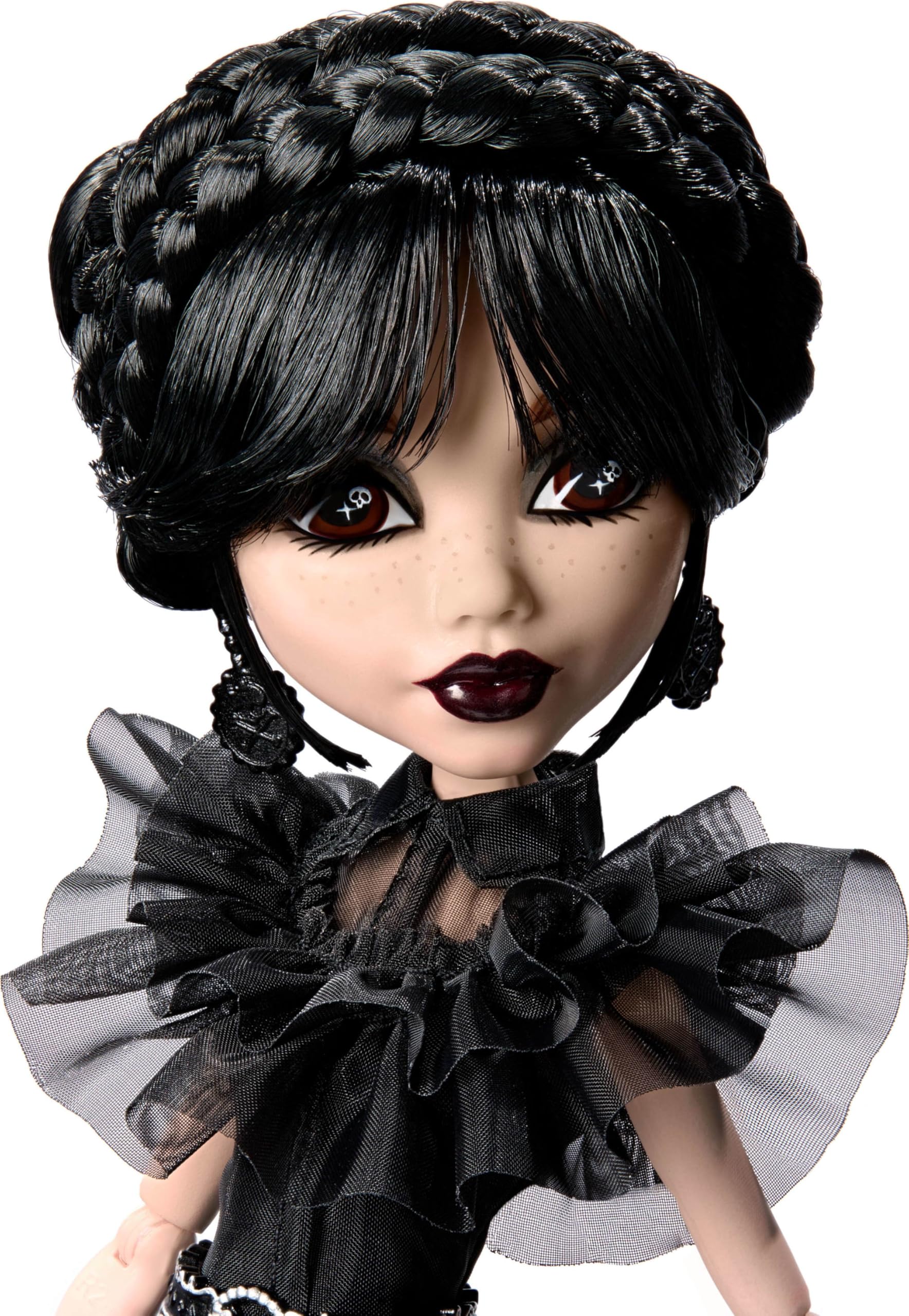 Foto 3 pulgar | Doll Monster High Wednesday Rave'n Con Vestido Gótico Negro - Venta Internacional.