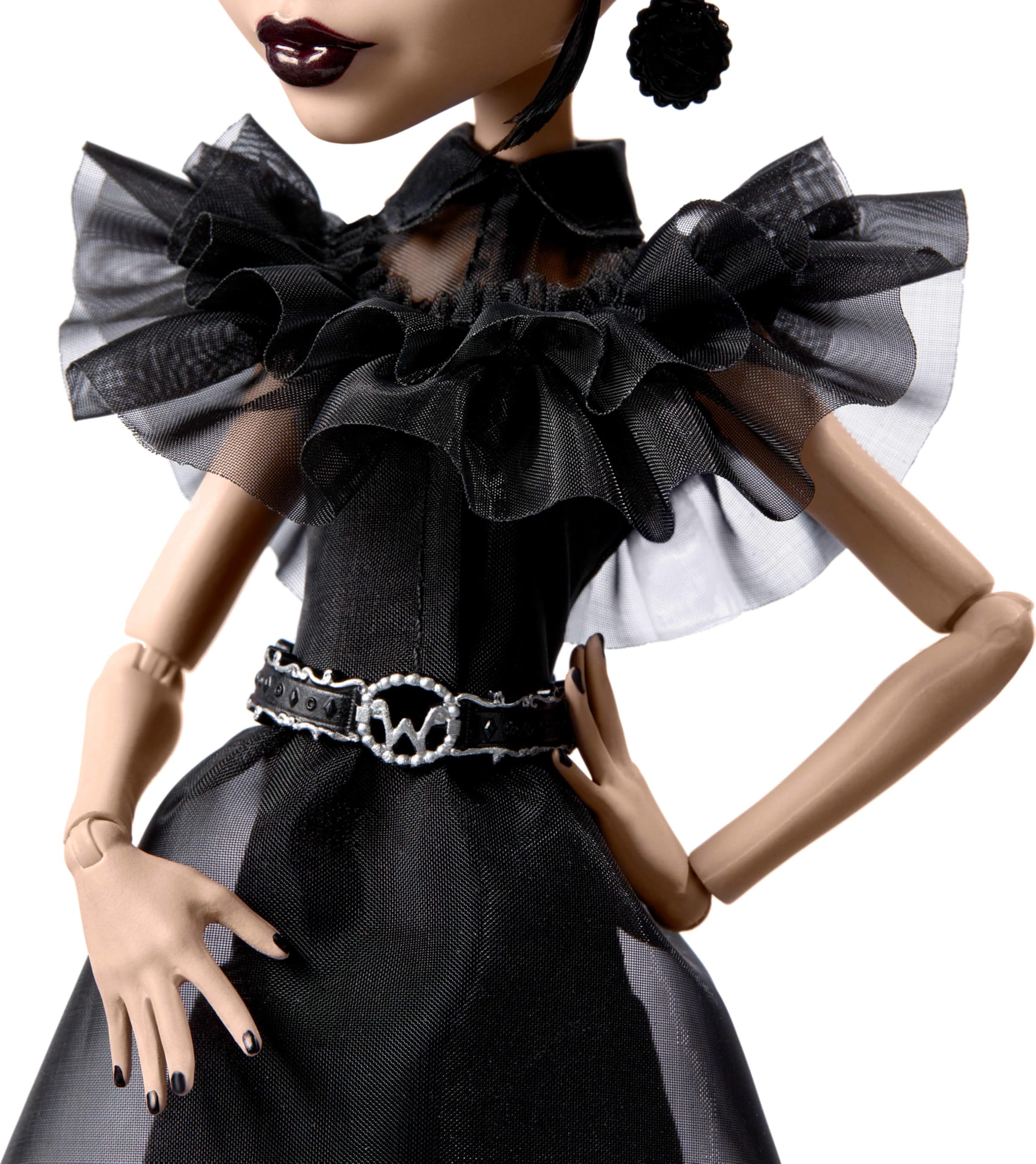 Foto 4 pulgar | Doll Monster High Wednesday Rave'n Con Vestido Gótico Negro - Venta Internacional.