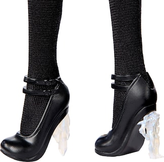 Foto 4 | Doll Monster High Wednesday Rave'n Con Vestido Gótico Negro - Venta Internacional.