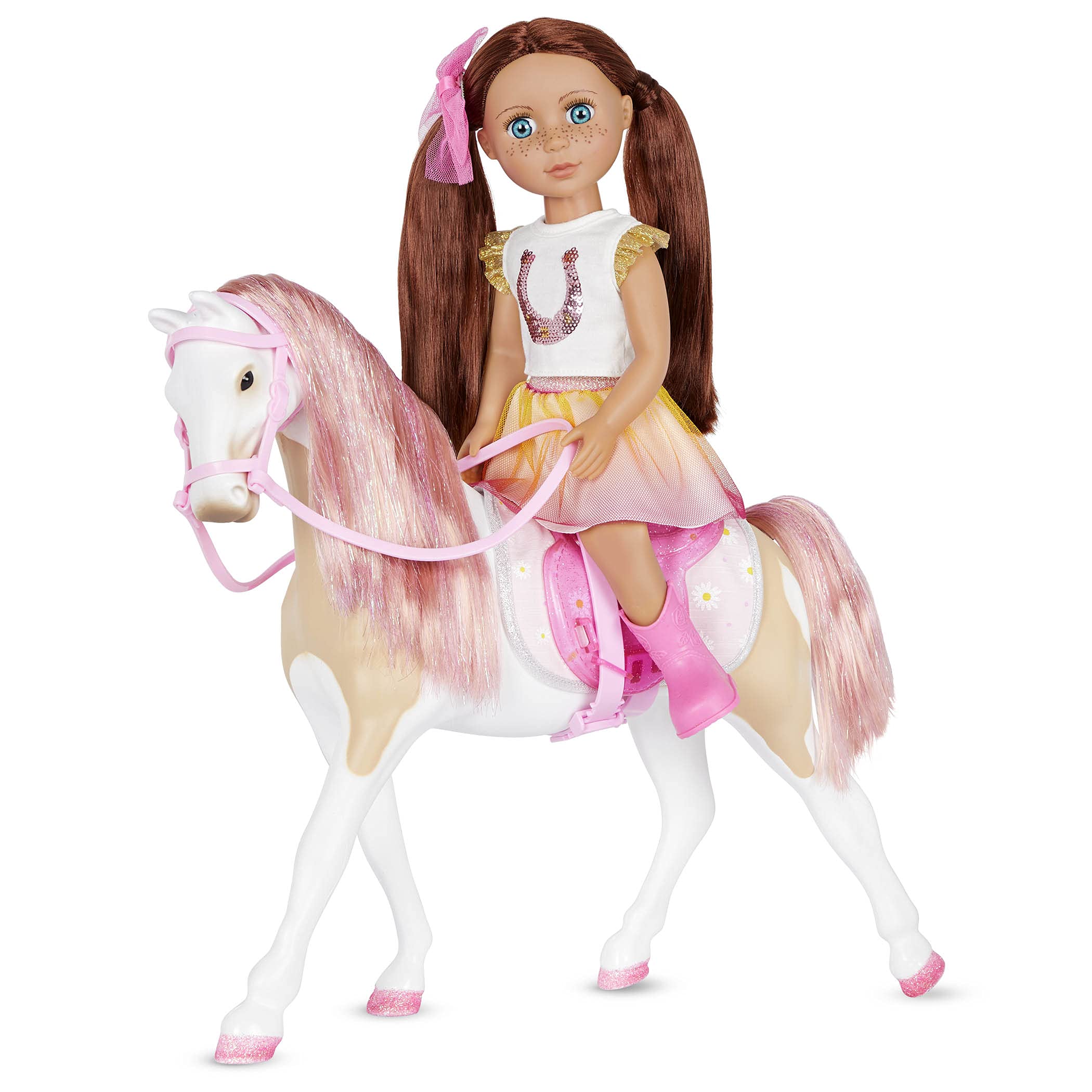 Foto 5 pulgar | Bonnie Toy Horse Glitter Para Niñas De 14 Pulgadas Con Accesorios De Más De 3 Años - Venta Internacional.