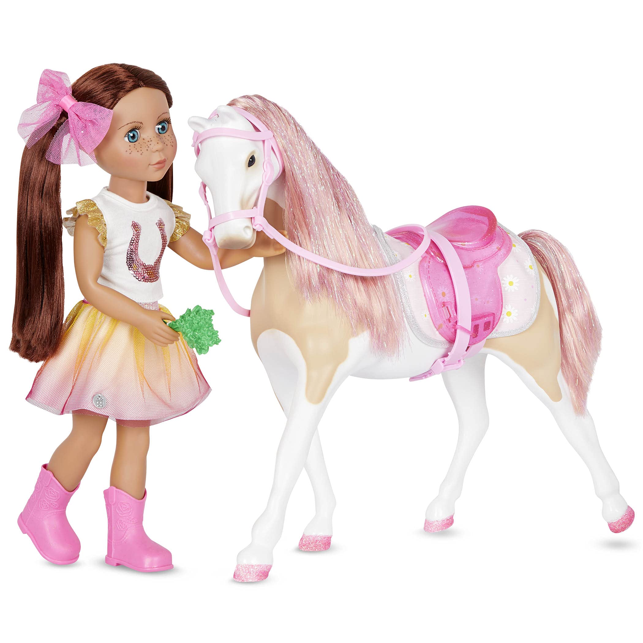 Foto 5 | Bonnie Toy Horse Glitter Para Niñas De 14 Pulgadas Con Accesorios De Más De 3 Años - Venta Internacional.