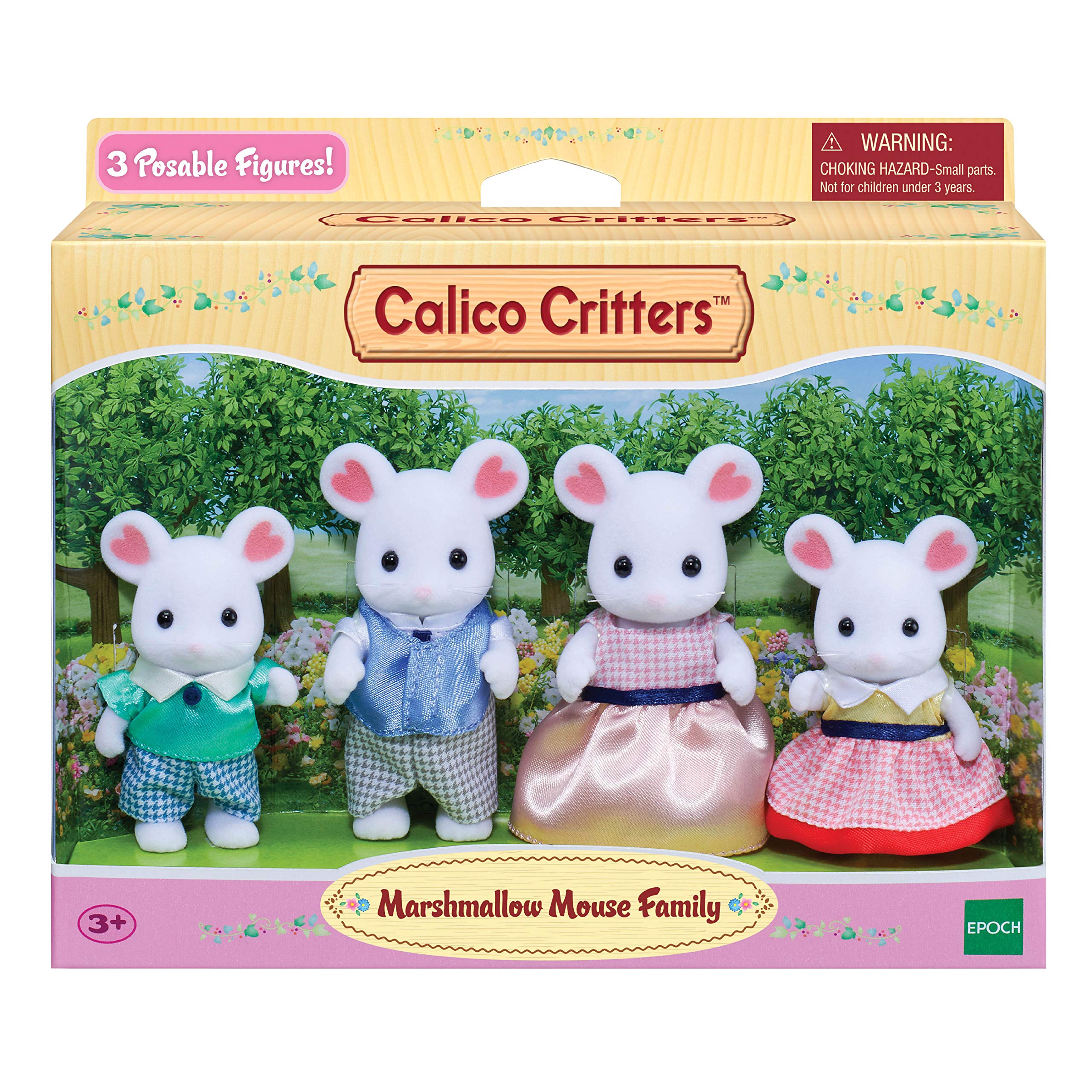 Foto 4 pulgar | Familia De Ratones Con Malvavisco Dolls Calico Critters, 7,62 Cm - Venta Internacional.