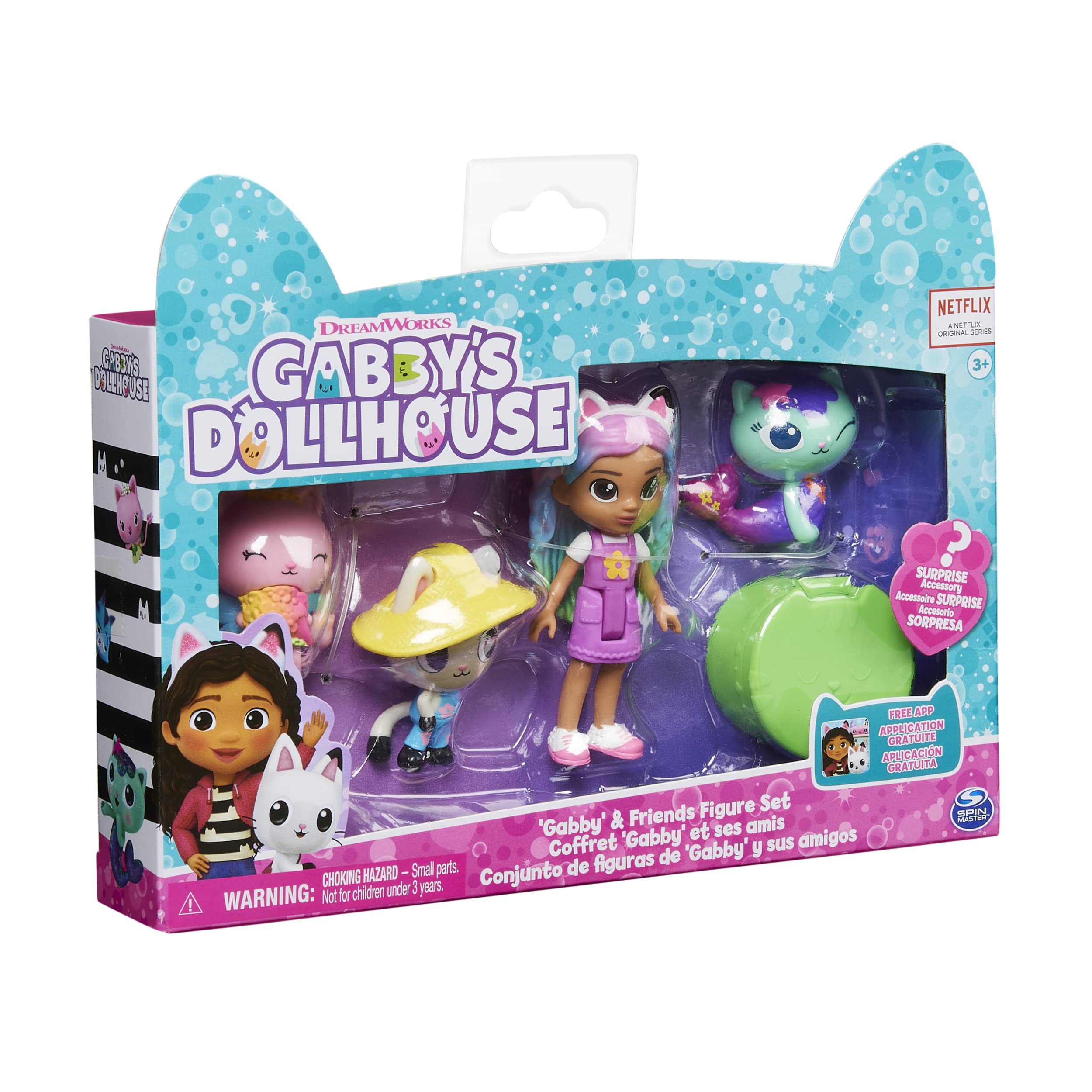 Foto 2 pulgar | Set De Figuras Gabby's Dollhouse Gabby And Friends With Rainbow Gabby - Venta Internacional.