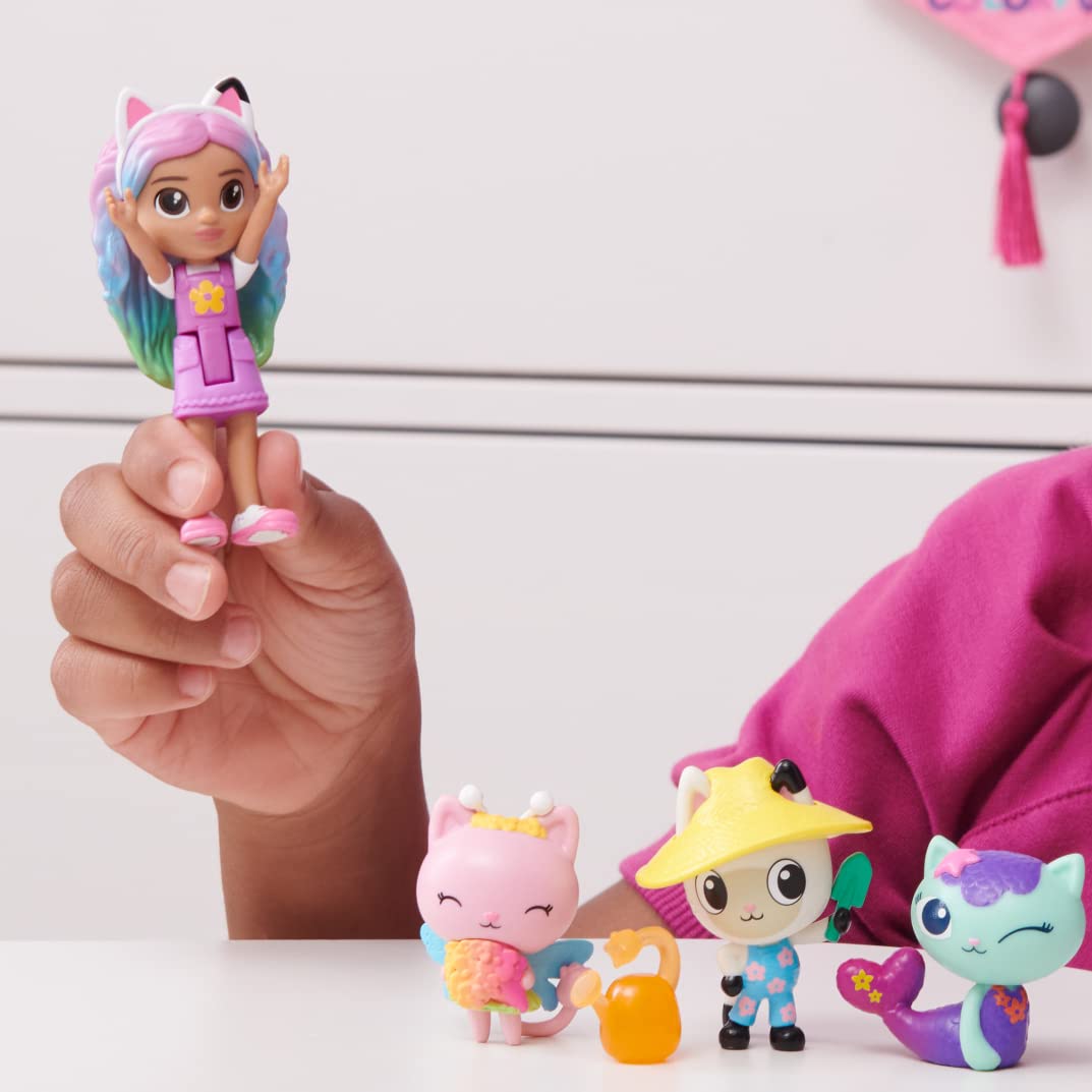 Foto 4 pulgar | Set De Figuras Gabby's Dollhouse Gabby And Friends With Rainbow Gabby - Venta Internacional.