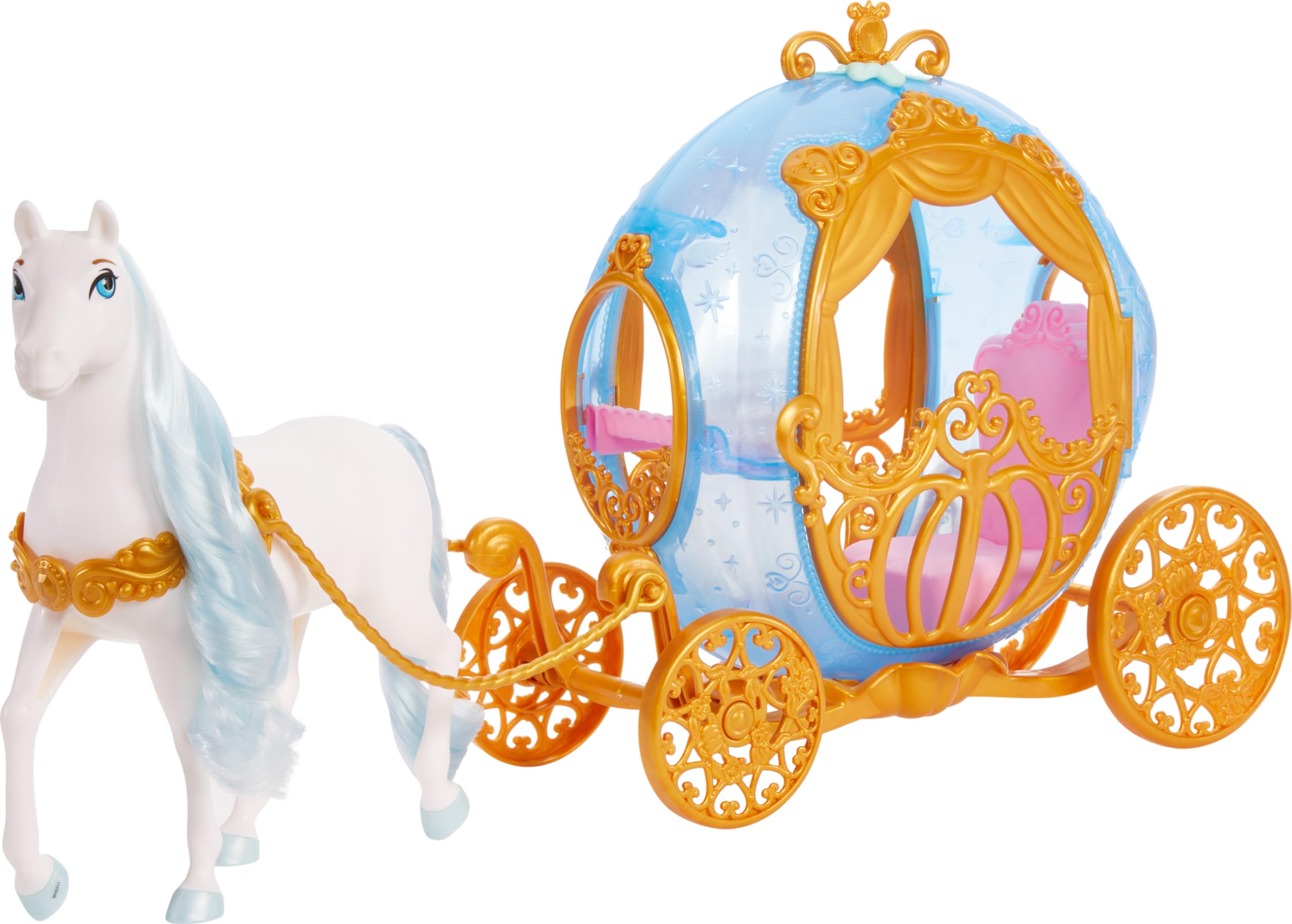 Foto 6 pulgar | Carruaje Rodante De La Princesa Cenicienta De Toy Mattel Disney - Venta Internacional.