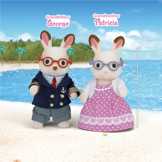 Foto 2 | Figuras Calico Critters Rayuela Rabbit Abuelos - Venta Internacional.