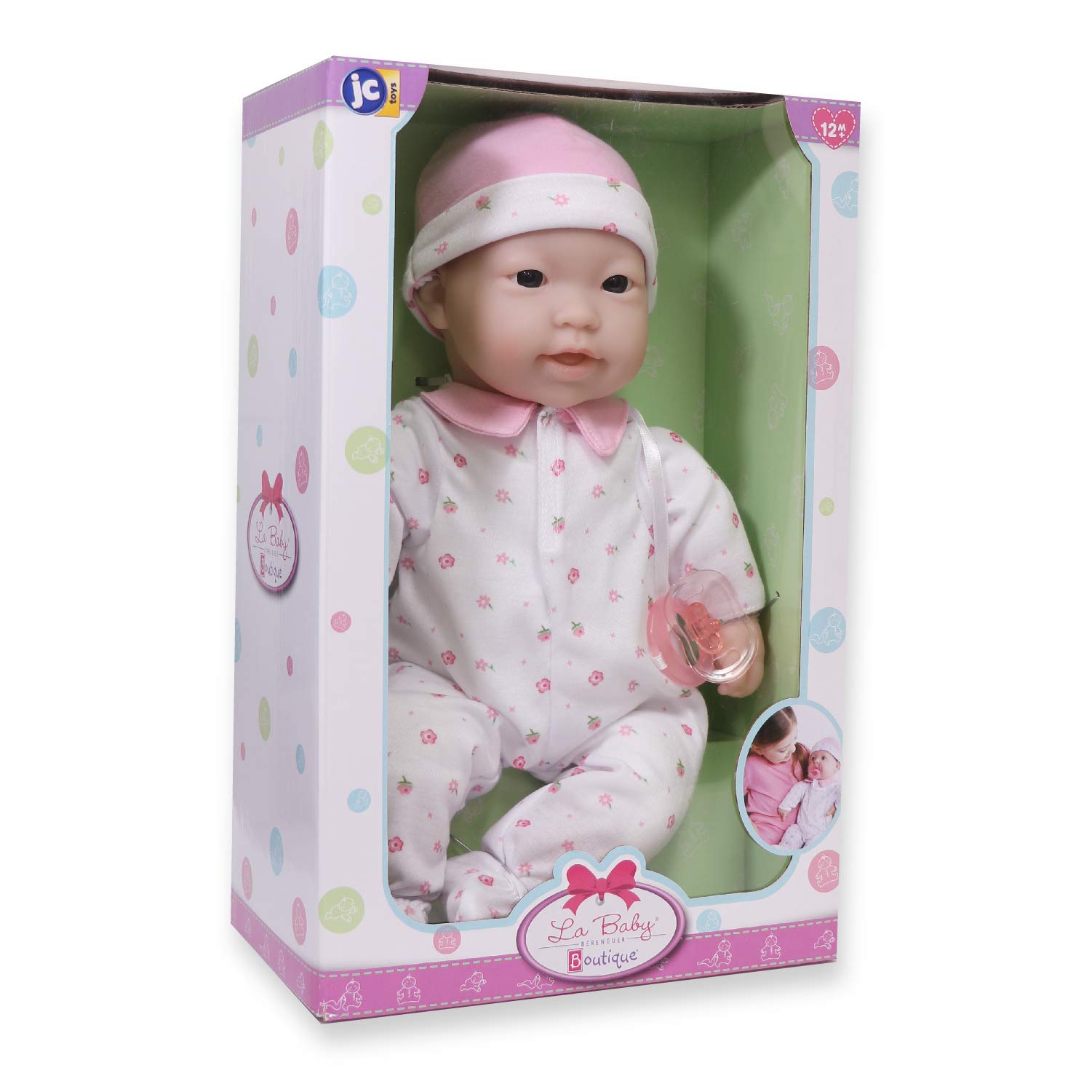 Foto 7 pulgar | Muñeca Asiática Jc Toys La Baby De 40 Cm Con Traje Y Chupete - Venta Internacional.