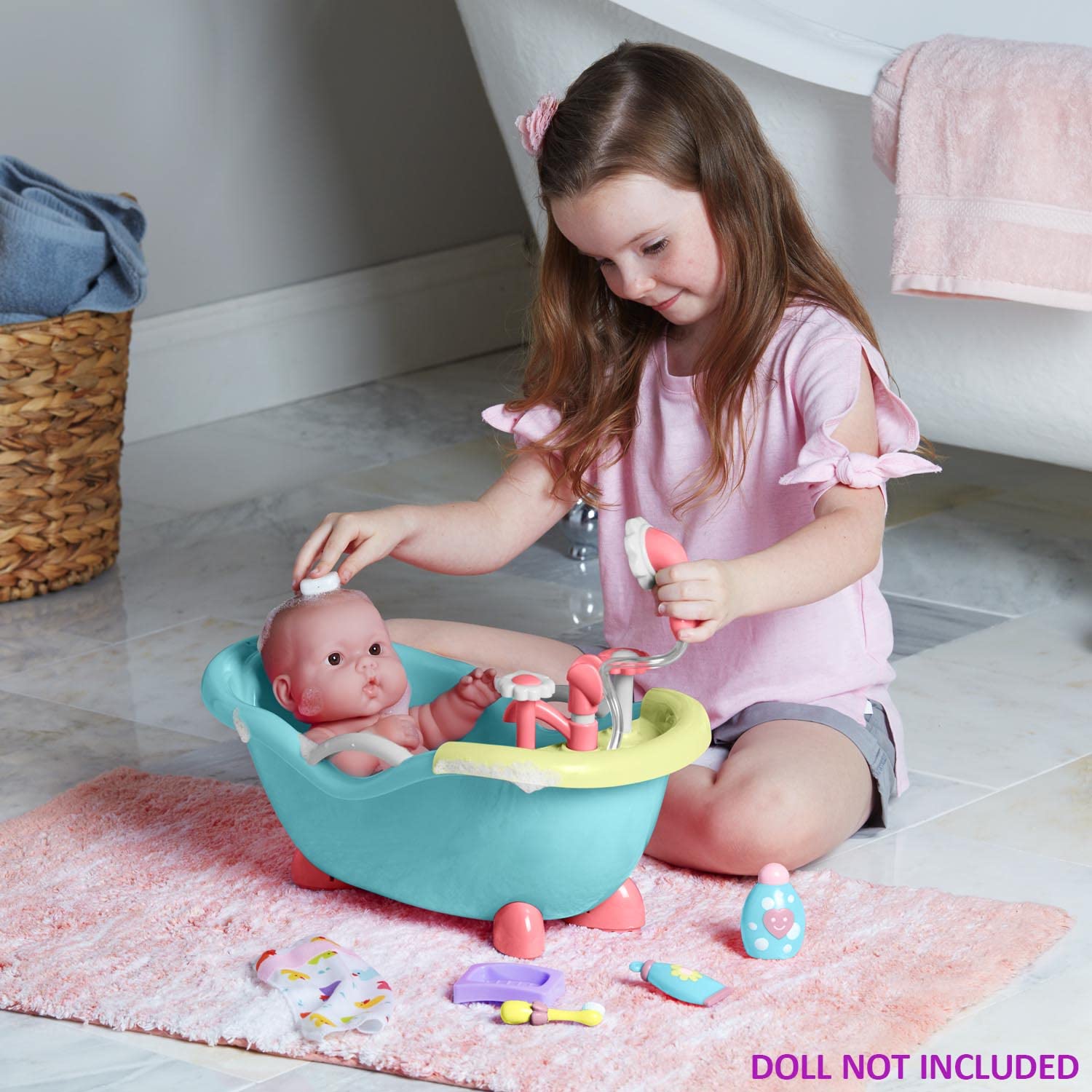 Foto 5 | ¡set De Baño Para Muñecas Jc Toys For Keeps Playtime! 16 Pulgadas - Venta Internacional.