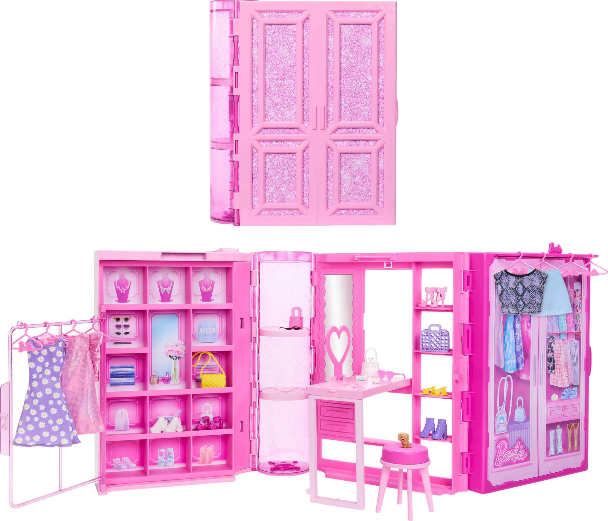 Foto 2 pulgar | Armario Toy Playset Barbie Dream Con Ropa Y Accesorios - Venta Internacional.