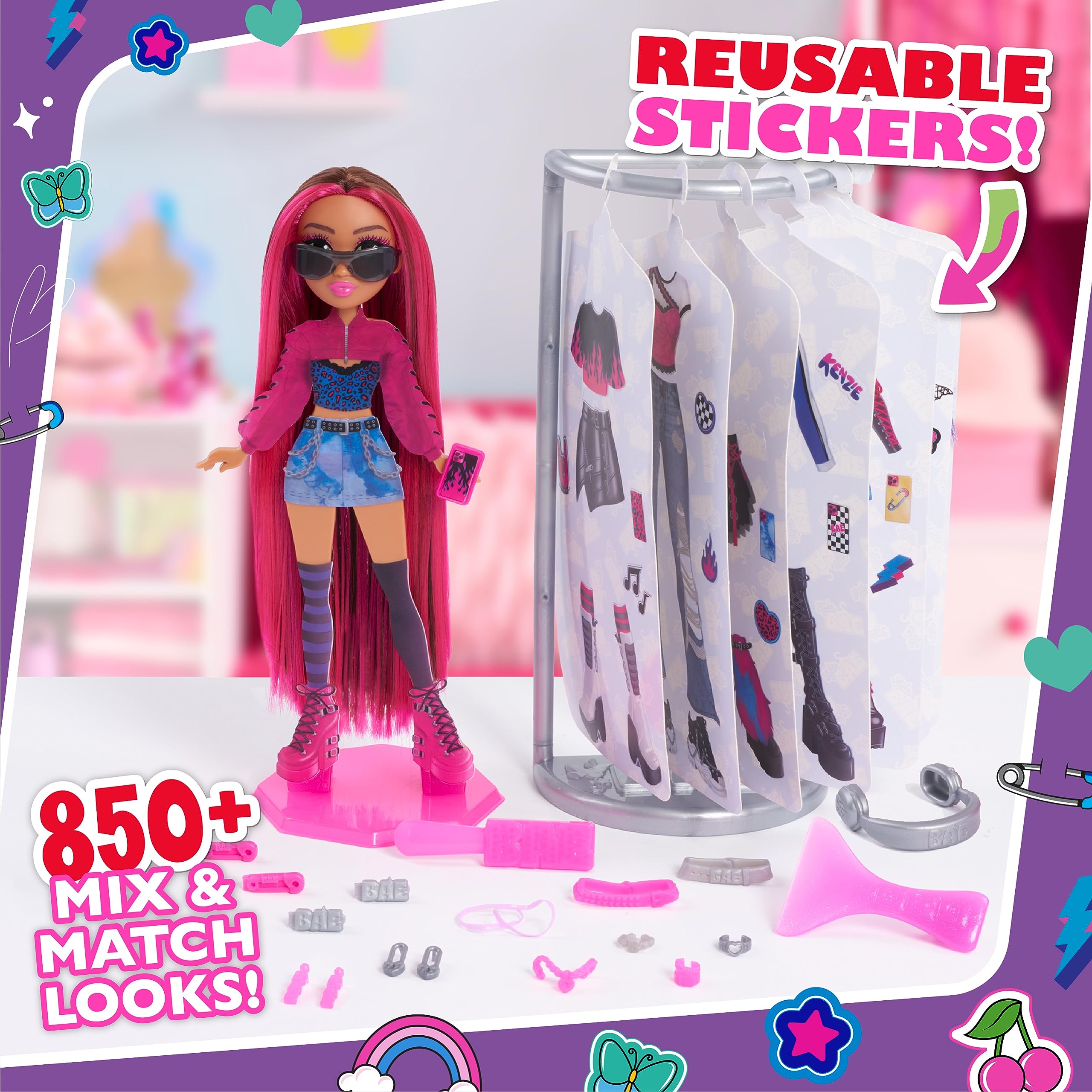 Foto 2 | Muñeca Moderna Just Play Style Bae Kenzie De 25 Cm Con 28 Piezas - Venta Internacional.