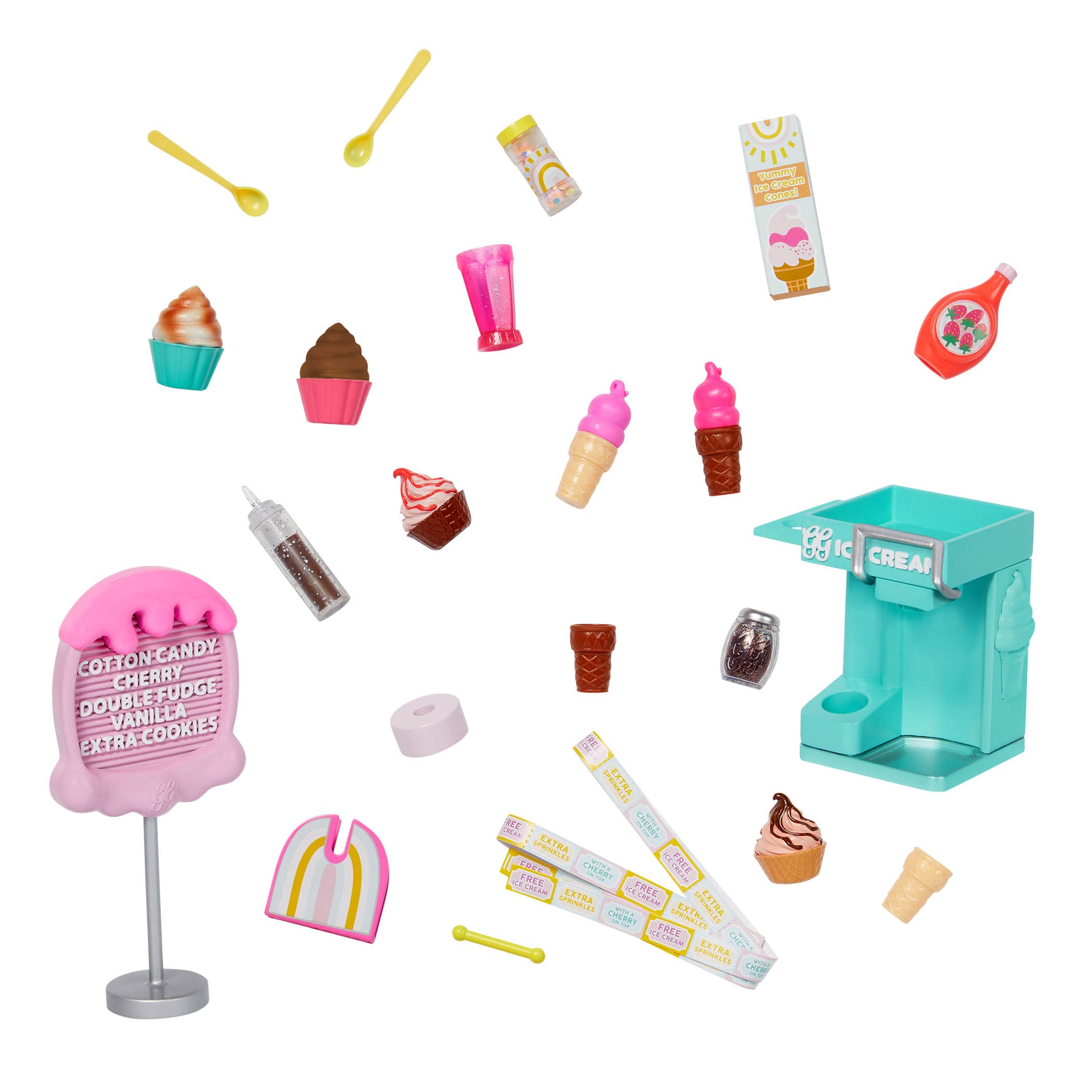 Foto 1 | Set De Helados Glitter Girls Soft Serve Para Muñecas De 14 Pulgadas - Venta Internacional.