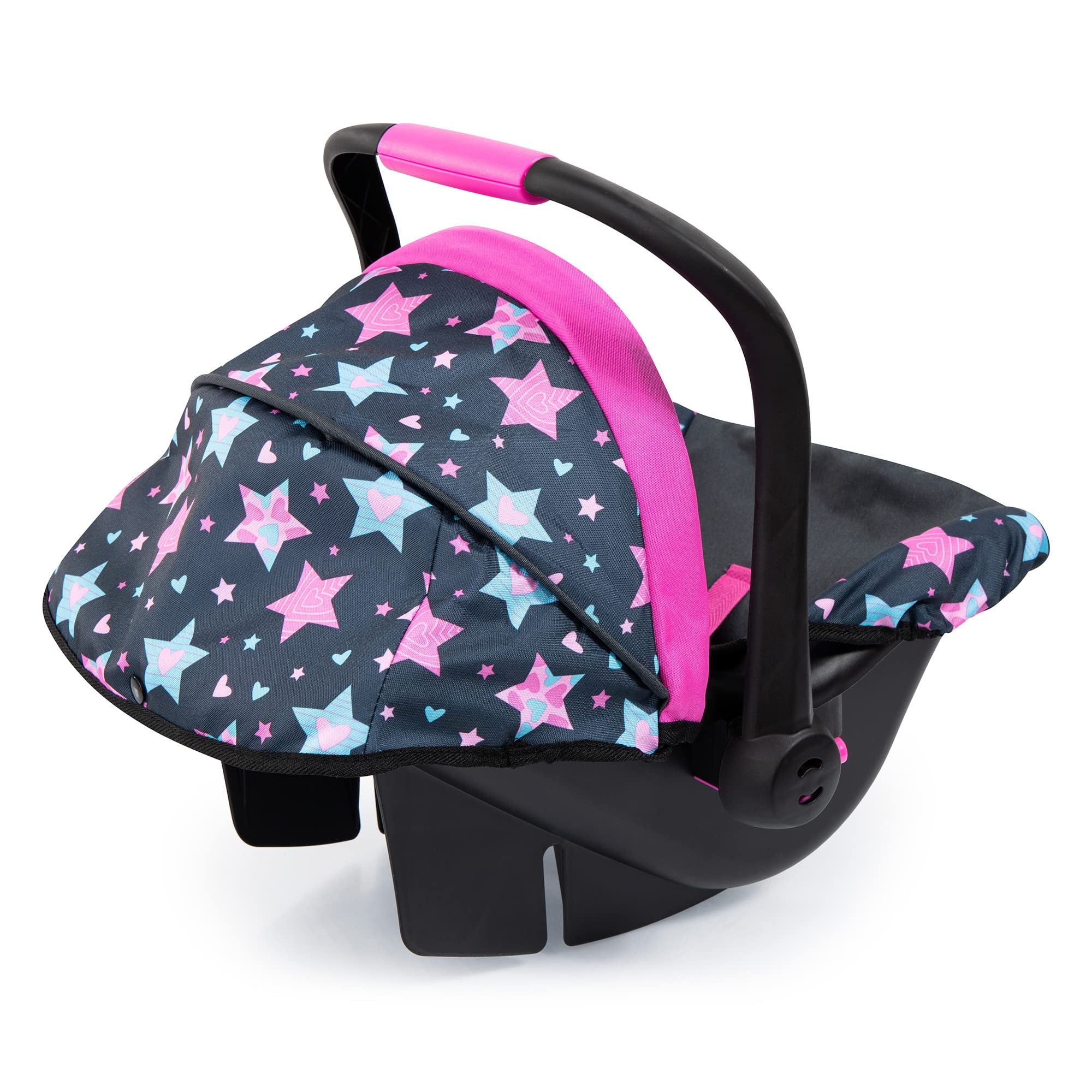 Foto 5 pulgar | Silla De Coche Para Muñecas, Diseño Bayer, Turquesa, Rosa Y Estrellas, 18 Pulgadas - Venta Internacional.