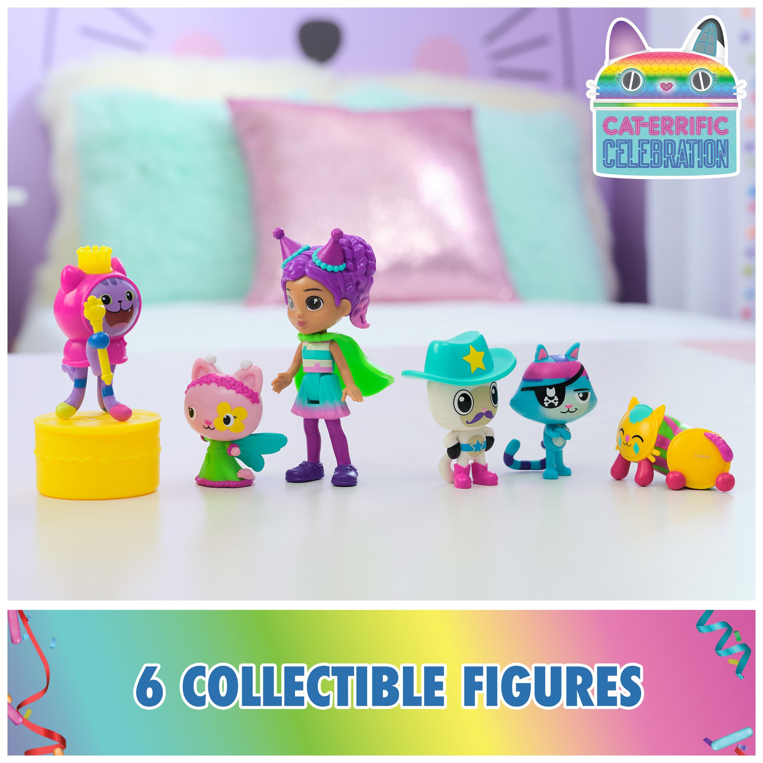 Foto 4 pulgar | Figuras De Celebración De Toy Gabby's Dollhouse Con Gabby Girl 3+ - Venta Internacional.