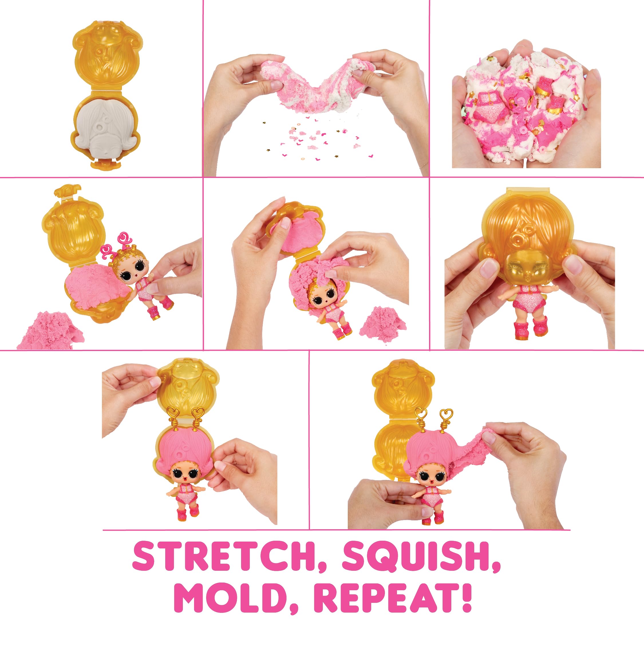 Foto 4 pulgar | ¡sorpresa De Squish Sand Magic Hair Tots L.o.l.! Con Doll 3+ - Venta Internacional.