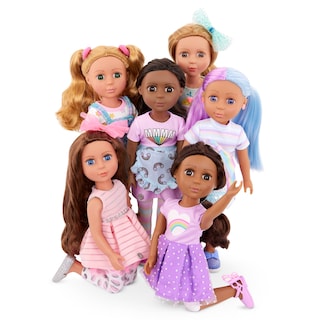 Foto 4 | Muñeca Meera Con Purpurina Para Niñas, 35 Cm, Con Accesorios Para Fiestas De Cumpleaños - Venta Internacional.