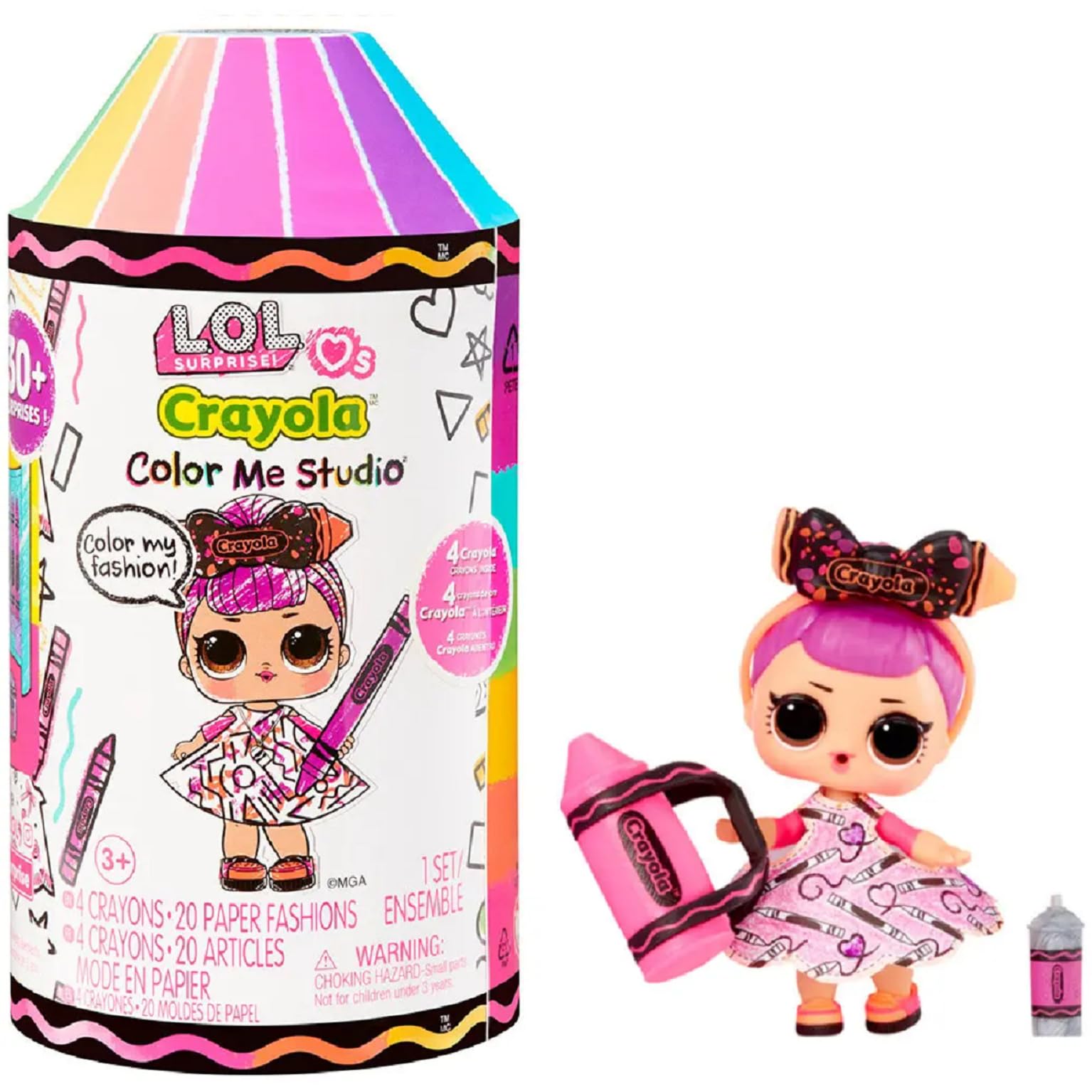 Foto 1 | Toy Lol Surprise Loves Crayola Color Me Studio Con Muñeca 3+ - Venta Internacional.