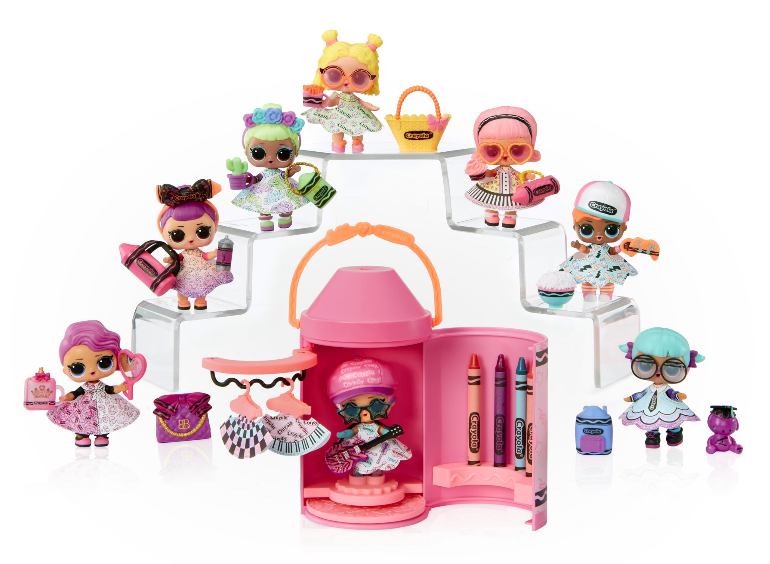 Foto 6 | Toy Lol Surprise Loves Crayola Color Me Studio Con Muñeca 3+ - Venta Internacional.