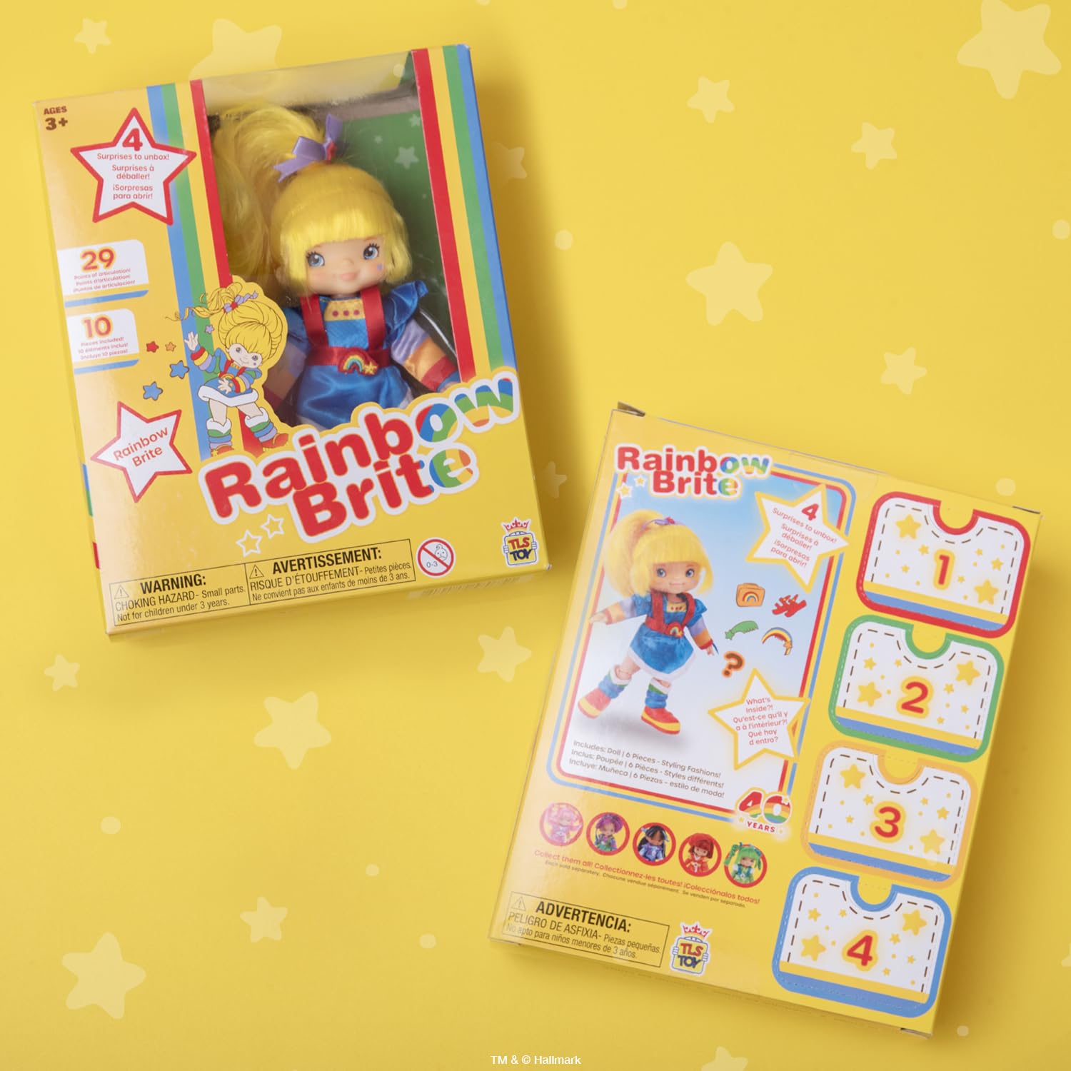 Foto 3 pulgar | Muñeca Moderna The Loyal Subjects Rainbow Brite De 14 Cm Con Accesorios - Venta Internacional.