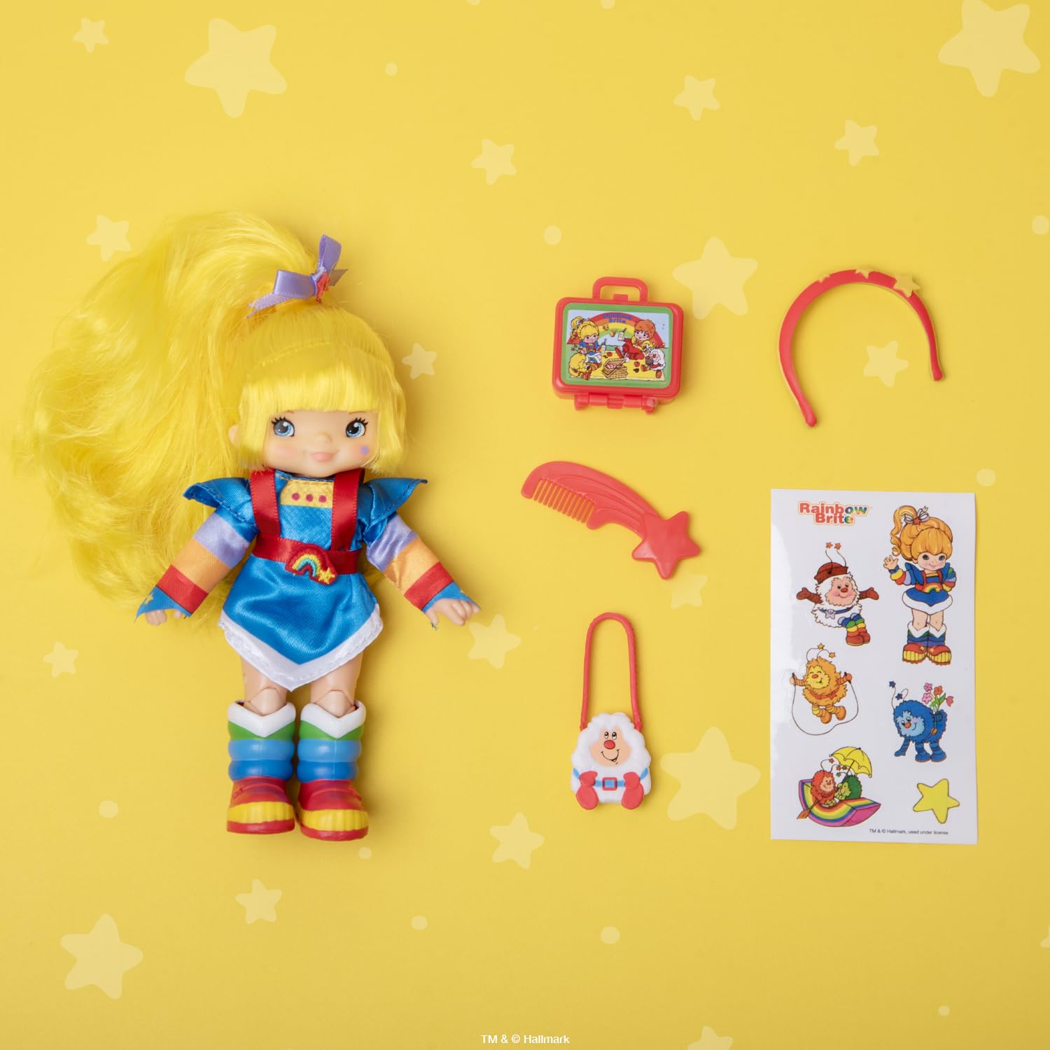 Foto 4 pulgar | Muñeca Moderna The Loyal Subjects Rainbow Brite De 14 Cm Con Accesorios - Venta Internacional.