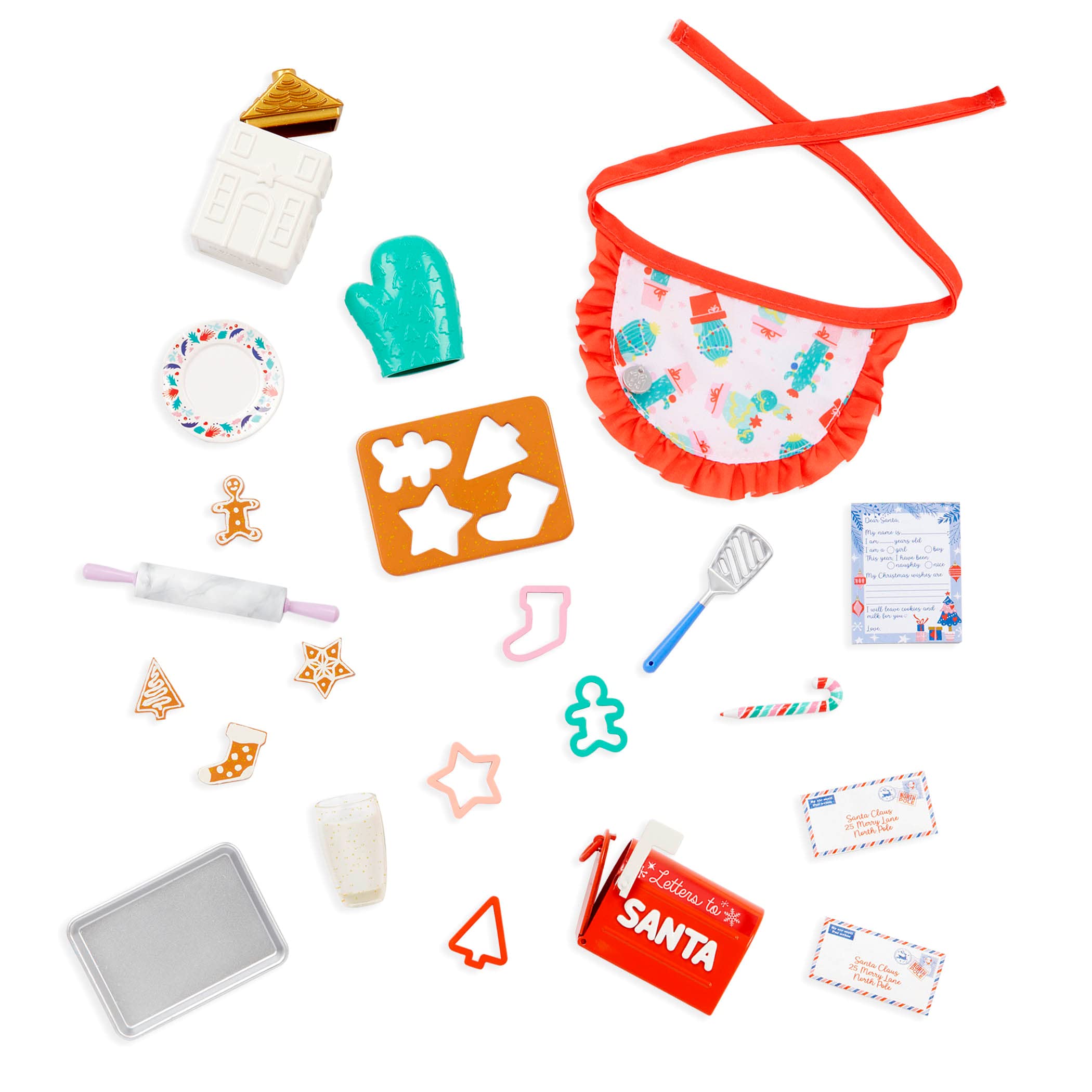 Galletas Navideñas Baking Playset Con Purpurina Para Niñas Con 23 Piezas De 14 Pulgadas - Venta Internacional.