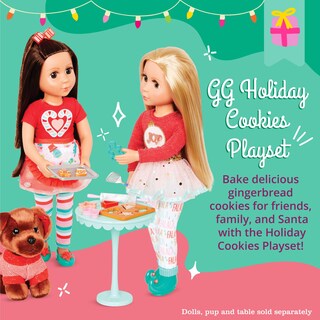Foto 2 | Galletas Navideñas Baking Playset Con Purpurina Para Niñas Con 23 Piezas De 14 Pulgadas - Venta Internacional.