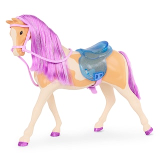 Foto 4 | Set De Muñeca Y Caballo Con Purpurina Para Niñas, Clea & Clover, 14 Pulgadas, Más De 3 Años - Venta Internacional.