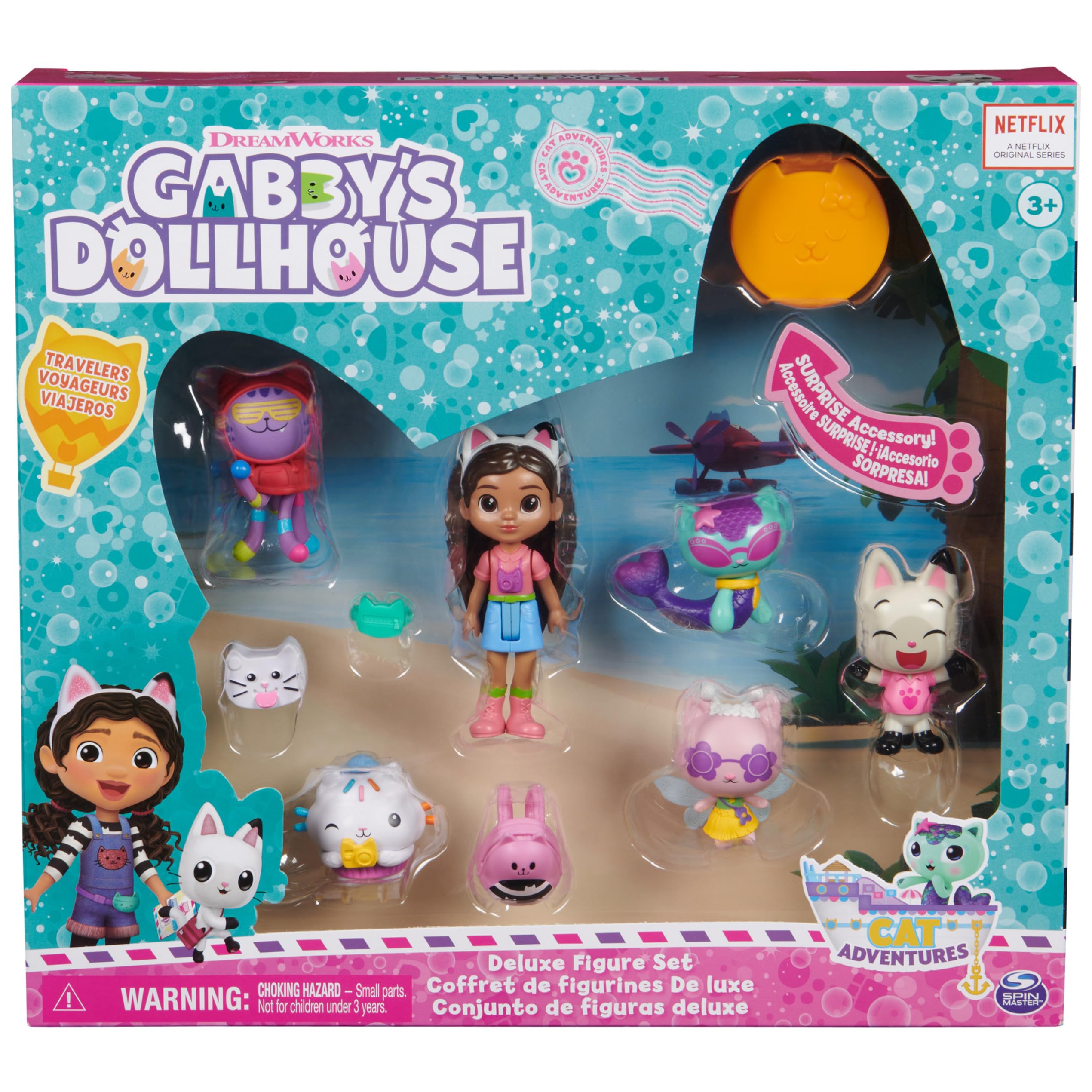 Foto 3 pulgar | Set De Figuras Gabby's Dollhouse Travel Theme Con Gabby Doll 3+ - Venta Internacional.