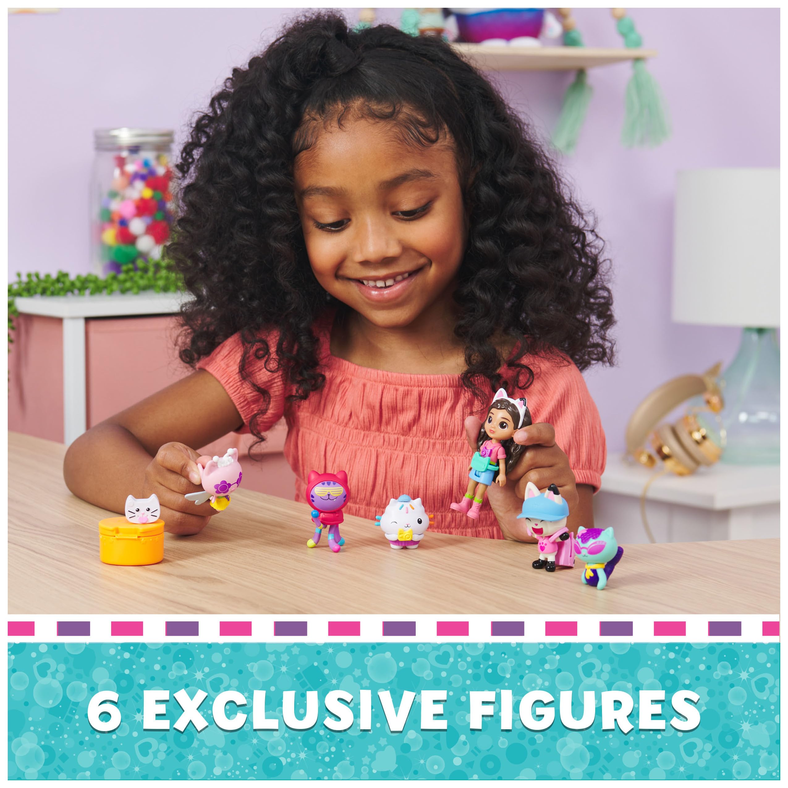 Foto 5 pulgar | Set De Figuras Gabby's Dollhouse Travel Theme Con Gabby Doll 3+ - Venta Internacional.