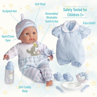 Foto 3 | Baby Doll Jc Toys Berenguer Boutique 15 Pulgadas Con Set De Regalo De 10 Piezas - Venta Internacional.